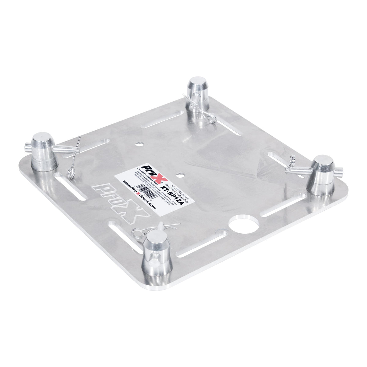 ProX Pair of 12" Aluminum 6mm Truss Top Plate for F34 F32 F31 Conical Square Truss with Connectors.