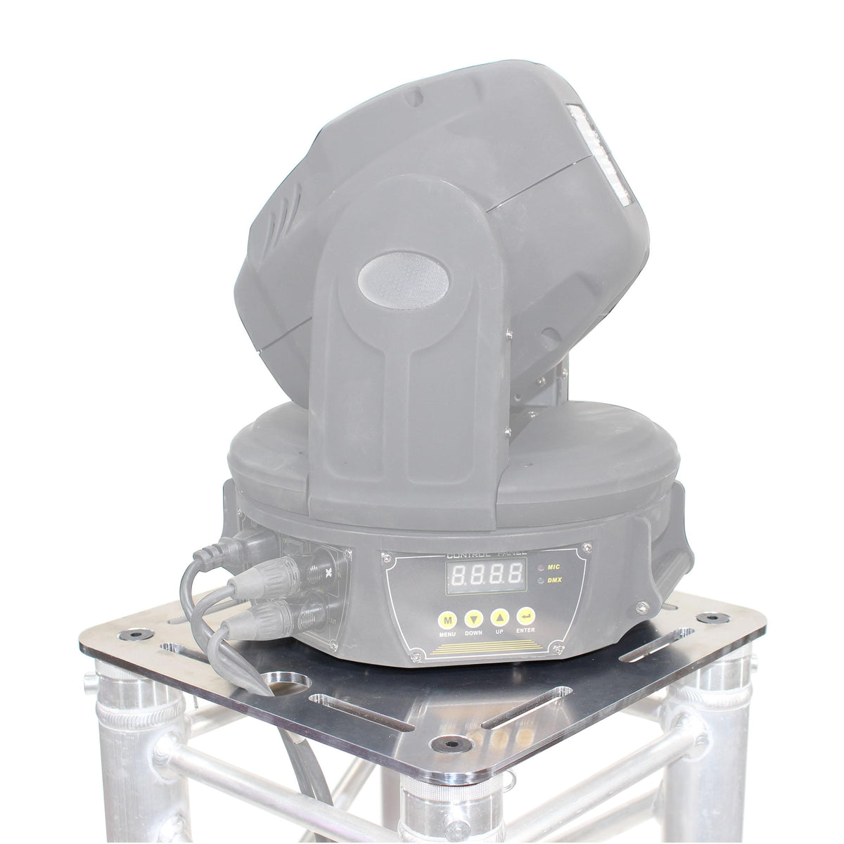 ProX Pair of 12" Aluminum 6mm Truss Top Plate for F34 F32 F31 Conical Square Truss with Connectors.
