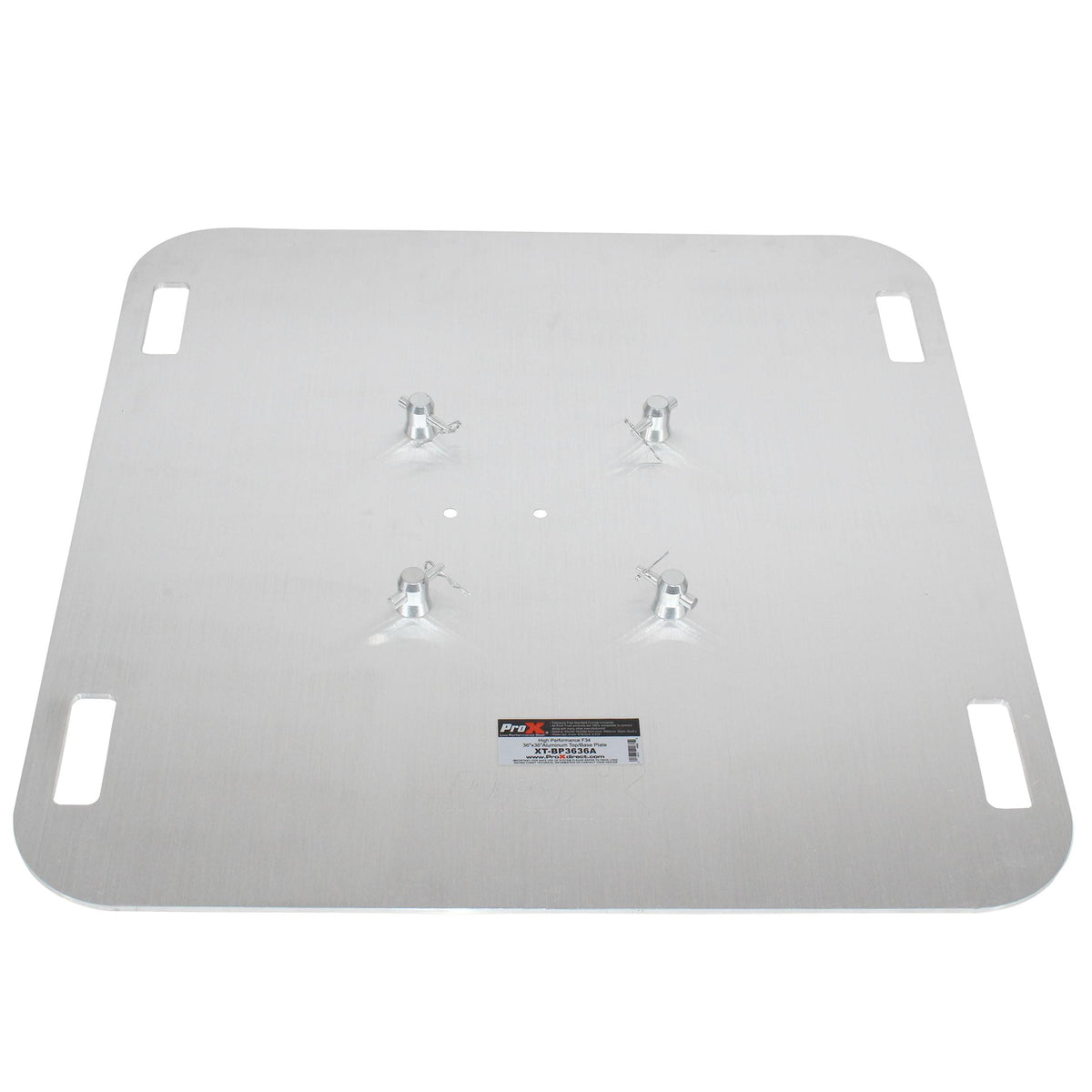 ProX 36" Aluminum 8mm Truss Base Plate for F34 F32 F31 Conical Square Truss with Connectors.