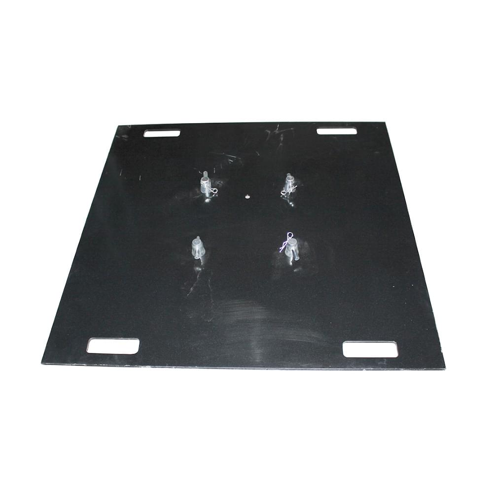 ProX 36'' Steel 10mm Truss Base Plate for F34 F32 F31 Conical Square Truss with Connectors - Black Finish.