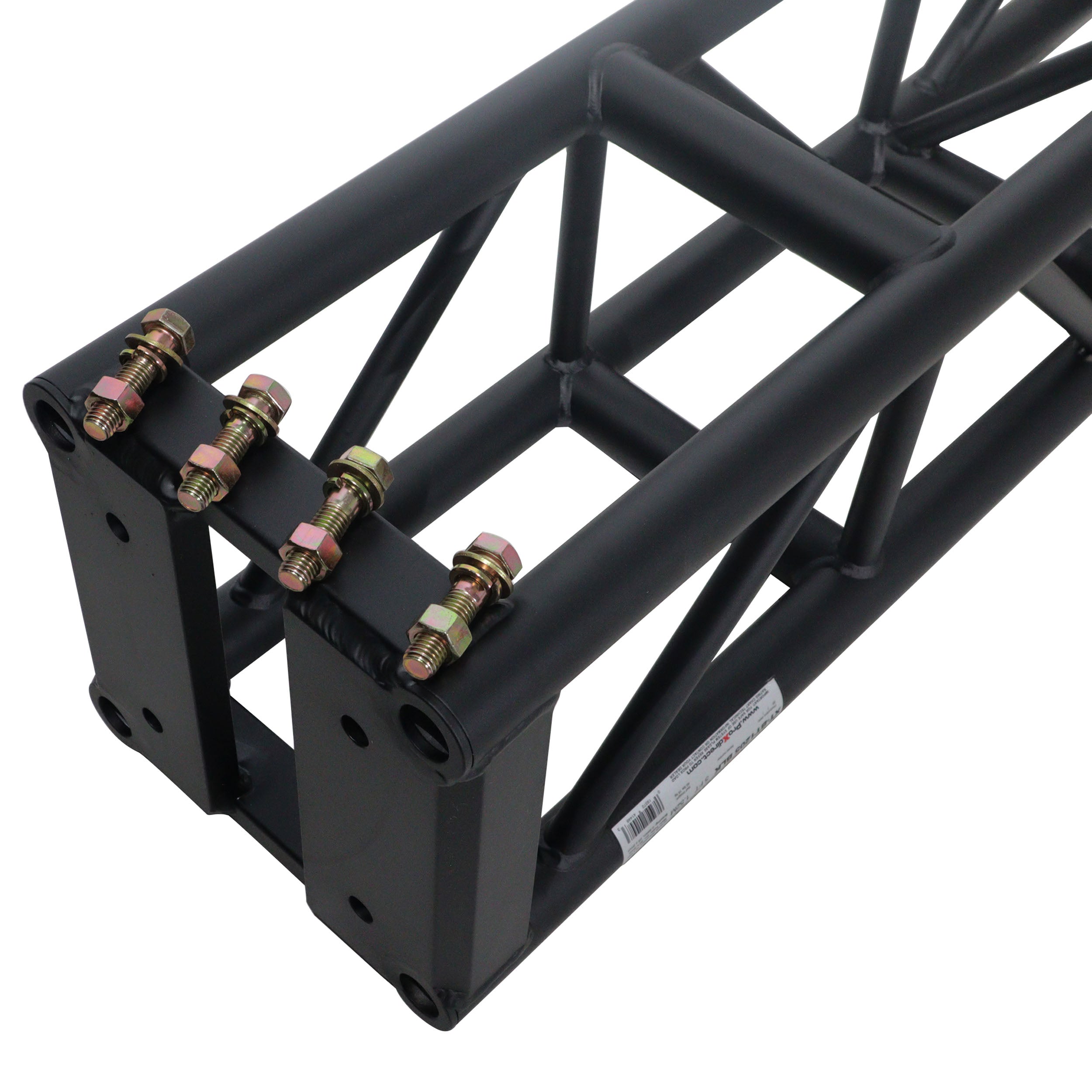 ProX 3 Ft. BoltX Black Bolted 12 Inch Professional Box Truss Segment | 3mm Wall – Black Finish