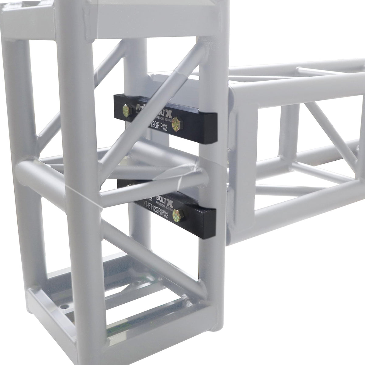 ProX Set of 2 Grip Block Grapple Bars for 12" BoltX Truss – Includes Grade 8 Bolts in Black.