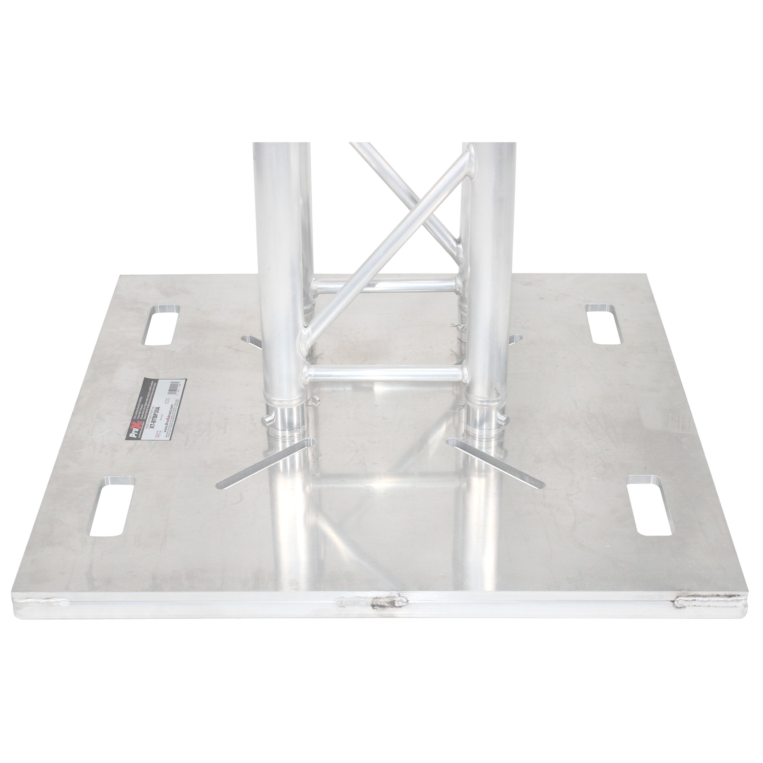 ProX 24" Aluminum BoltX™ Base Plate – Raised Frame for 12" & 16" Bolted Box Truss and F34 Truss Systems