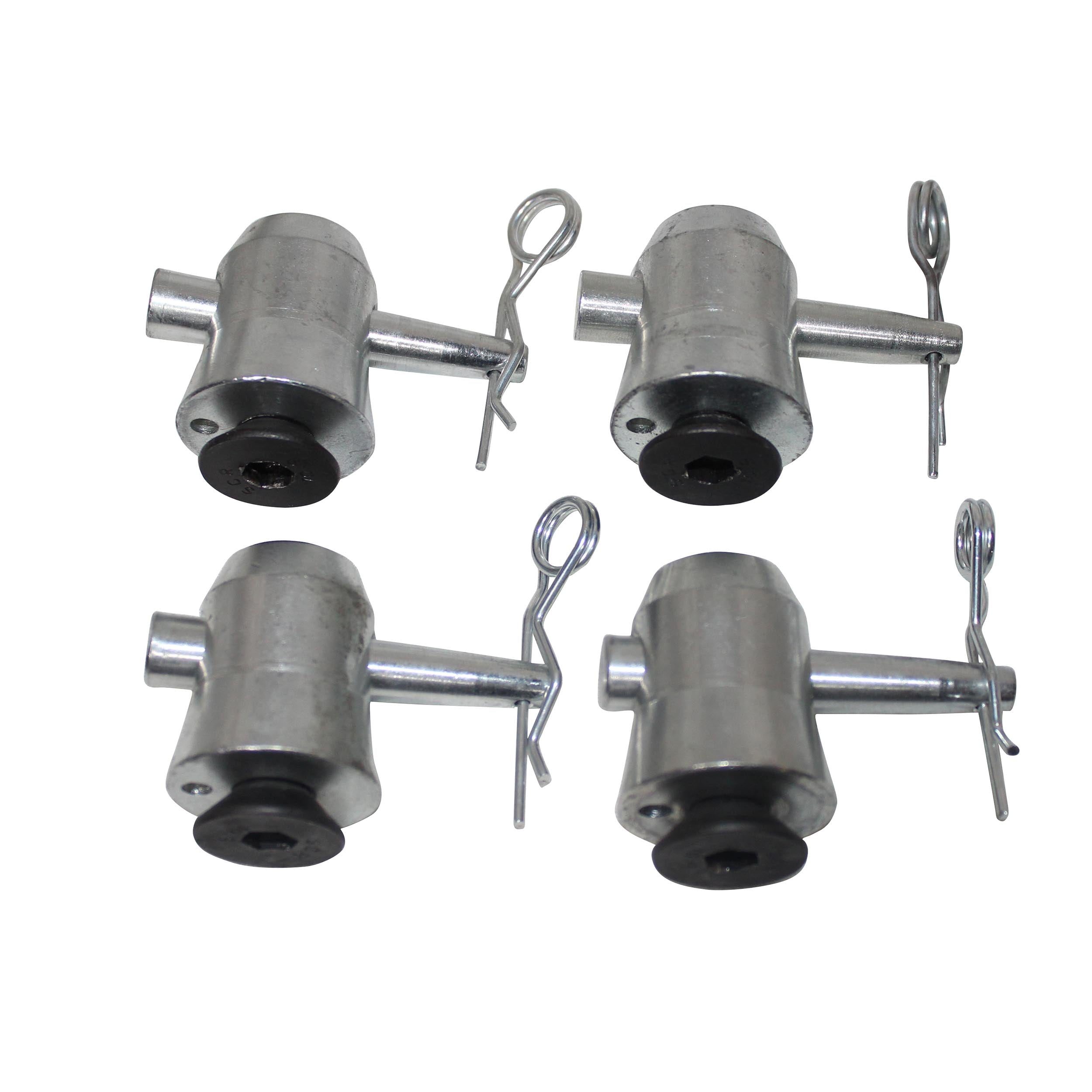 ProX Truss Base Plate Half Conical Connector Pack of 4 with Pin and safety clip