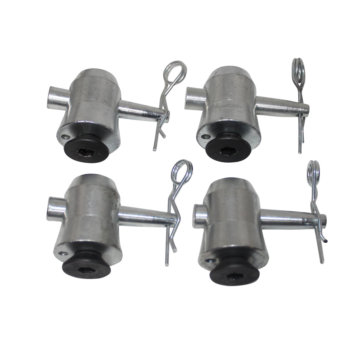 ProX Truss Base Plate Half Conical Connector Pack of 4 with Pin and safety clip.
