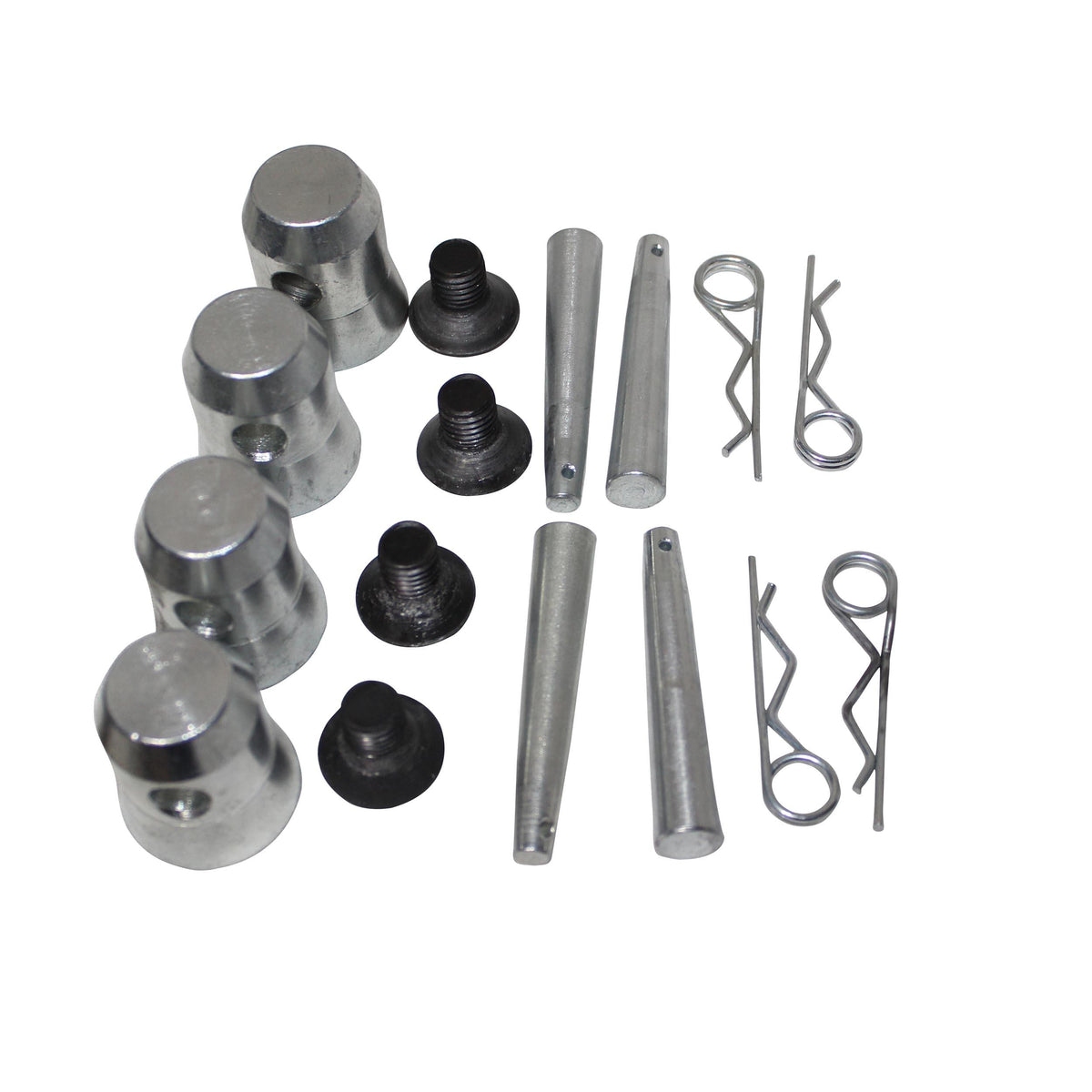 ProX Truss Base Plate Half Conical Connector Pack of 4 with Pin and safety clip.