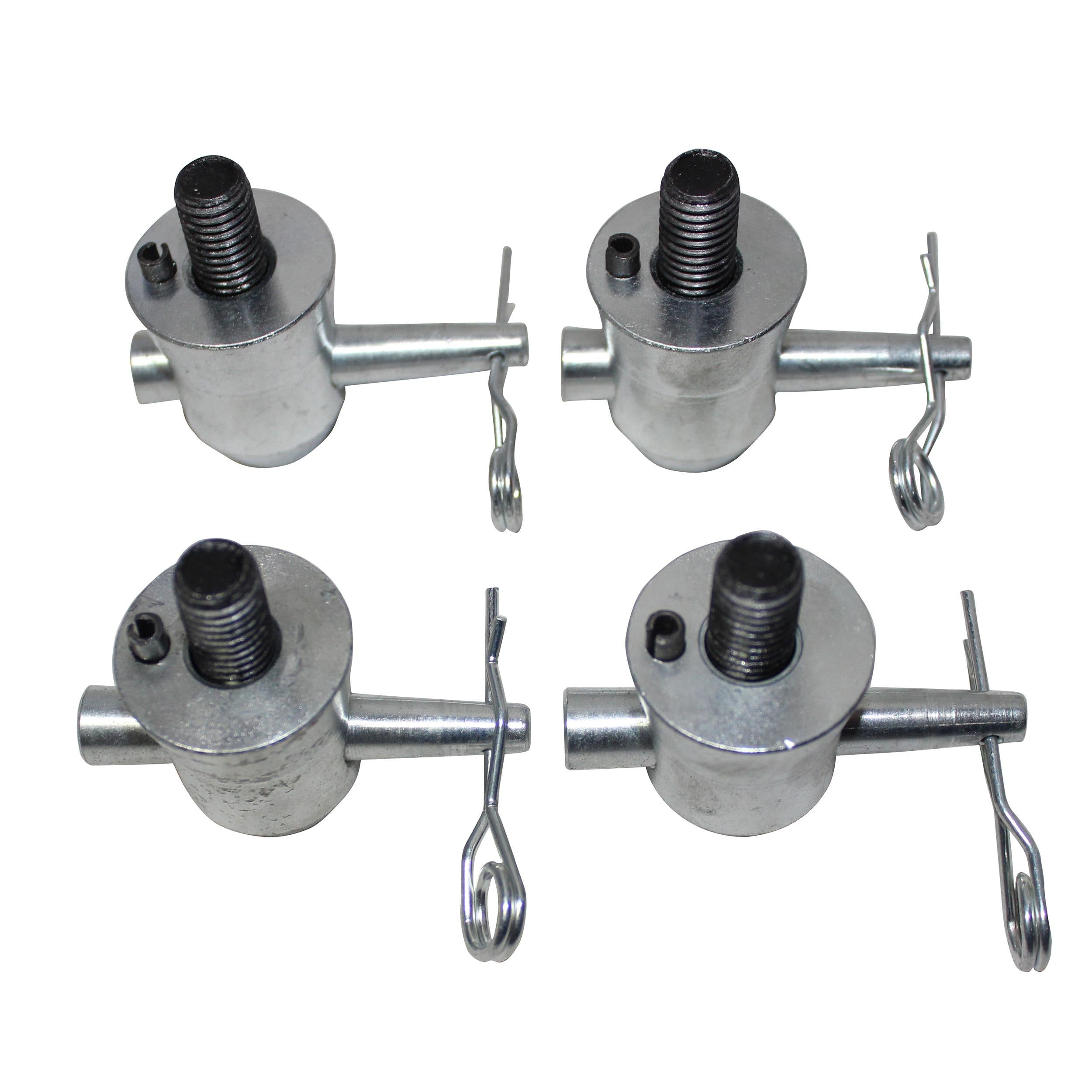 ProX Pack of 4 Truss Junction Box Connector Pack Half Conical Connectors with Pins, Bolts & Safety Clips