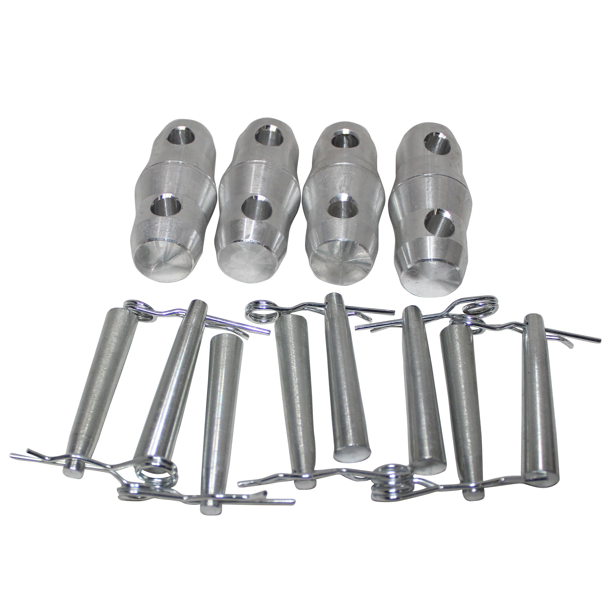 ProX Set of (4) Double Sided Conical Couplers with connectors and pins