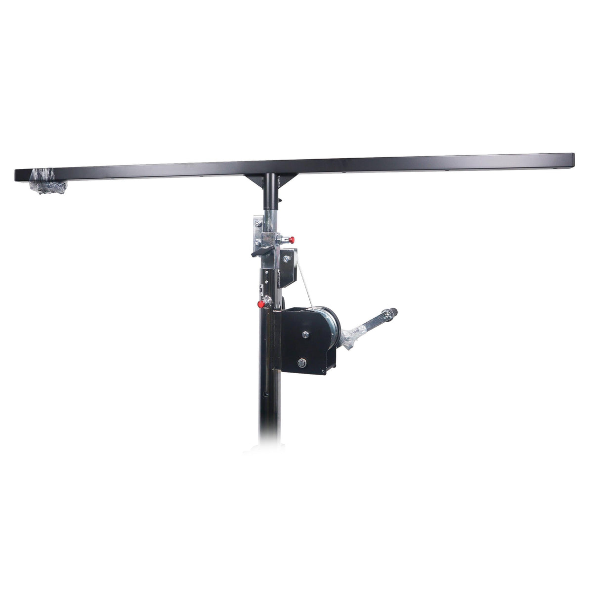 ProX 14 Ft Heavy-duty Lighting Crank Stand for Lifting Truss 220 lbs Capacity Incl 5ft T-Bar.