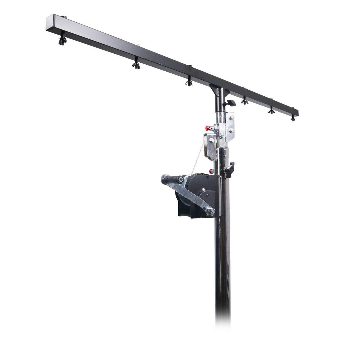 ProX 14 Ft Heavy-duty Lighting Crank Stand for Lifting Truss 220 lbs Capacity Incl 5ft T-Bar.