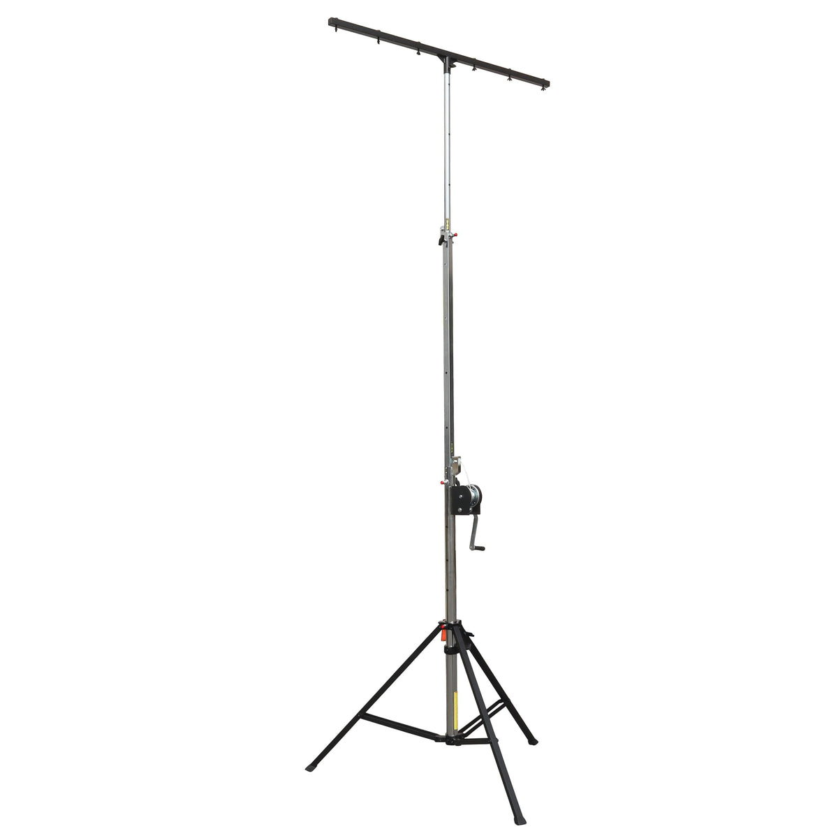 ProX 14 Ft Heavy-duty Lighting Crank Stand for Lifting Truss 220 lbs Capacity Incl 5ft T-Bar.
