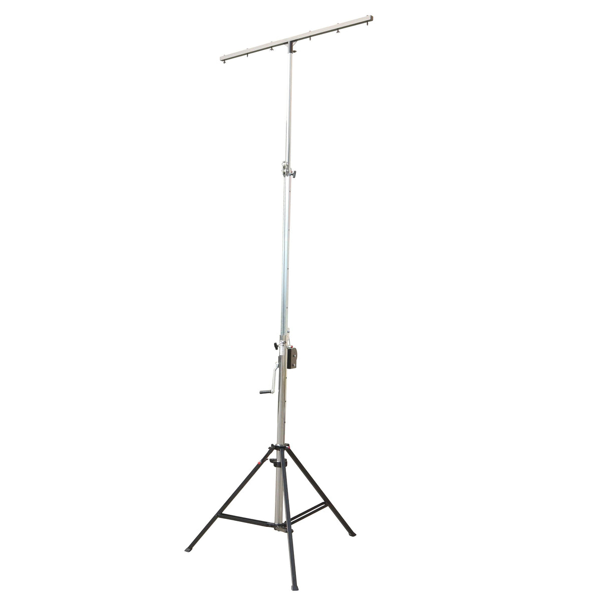 ProX 14 Ft Heavy-duty Lighting Crank Stand for Lifting Truss 220 lbs Capacity Incl 5ft T-Bar.