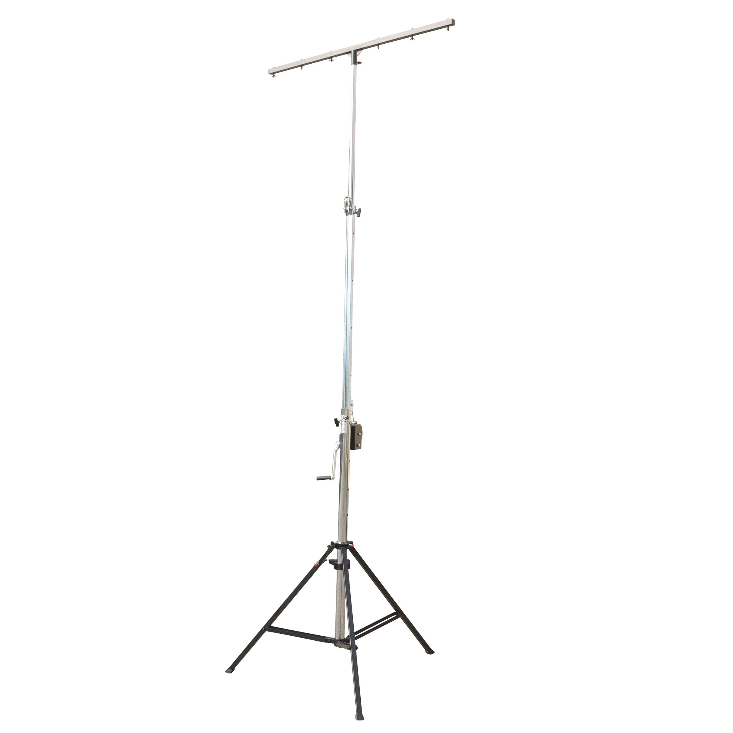 ProX 14 Ft Heavy-duty Lighting Crank Stand for Lifting Truss 220 lbs Capacity Incl 5ft T-Bar