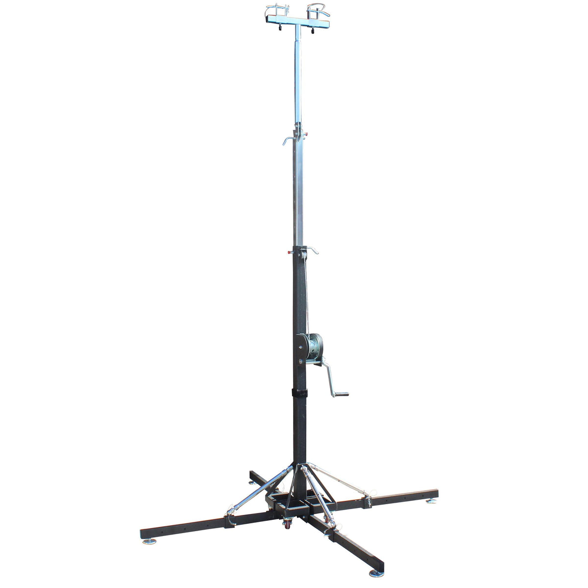 ProX 18 Ft. Lighting Crank Truss Stand 330 Lbs.Capacity Includes T-Adapter Truss Mount.