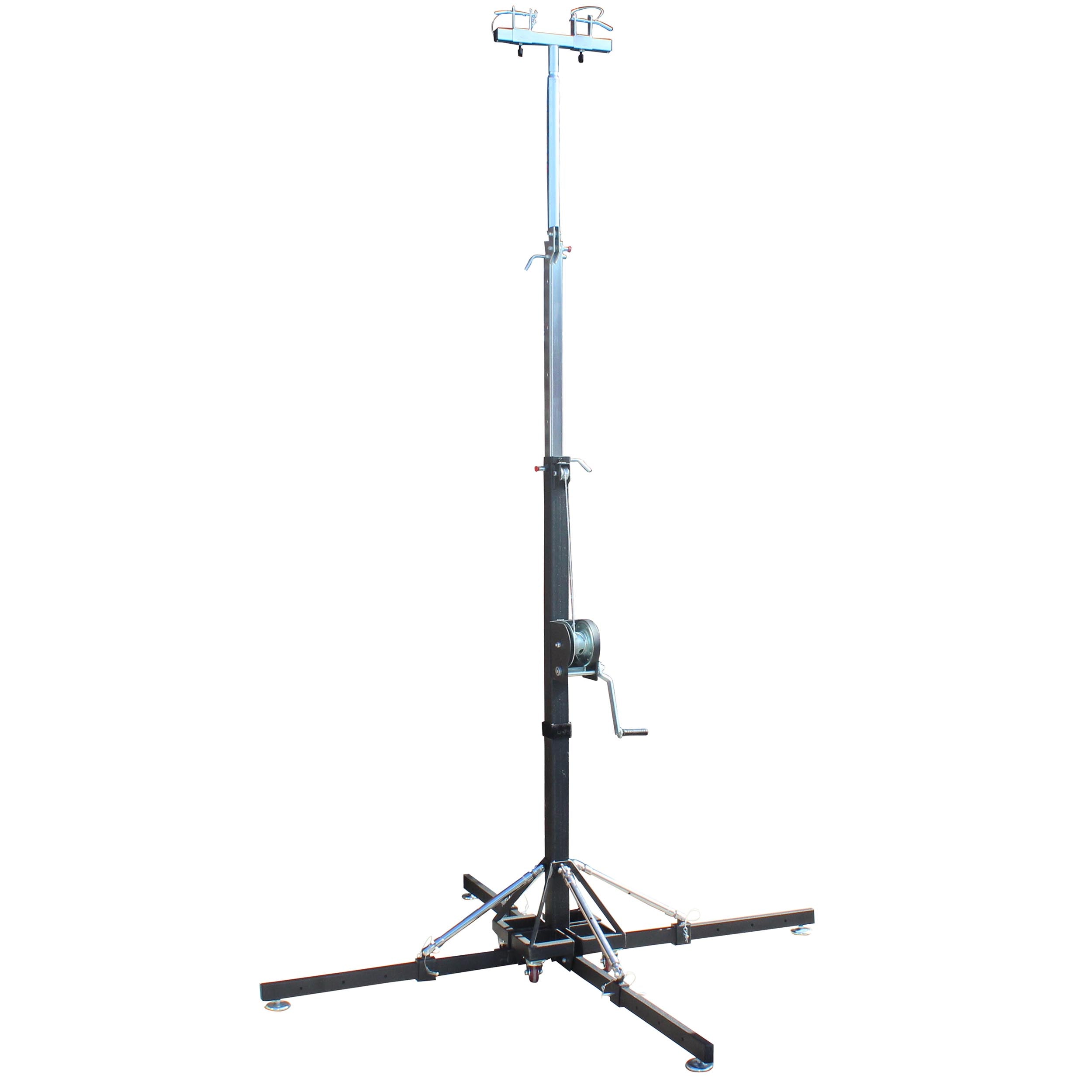 ProX 18 Ft. Lighting Crank Truss Stand 330 Lbs.Capacity Includes T-Adapter Truss Mount