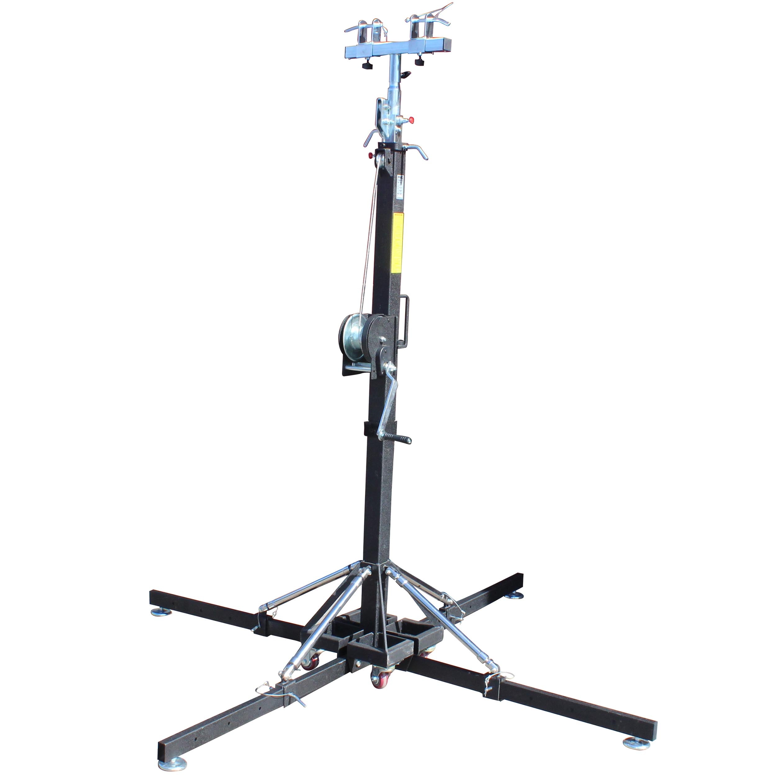 ProX 18 Ft. Lighting Crank Truss Stand 330 Lbs.Capacity Includes T-Adapter Truss Mount