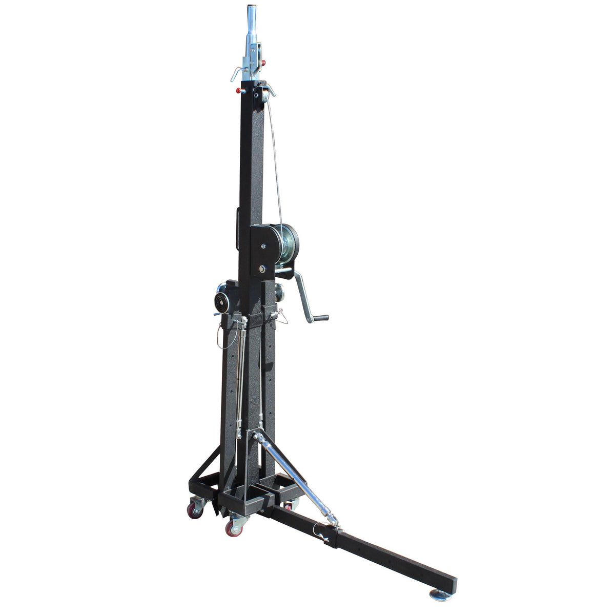 ProX 18 Ft. Lighting Crank Truss Stand 330 Lbs.Capacity Includes T-Adapter Truss Mount.
