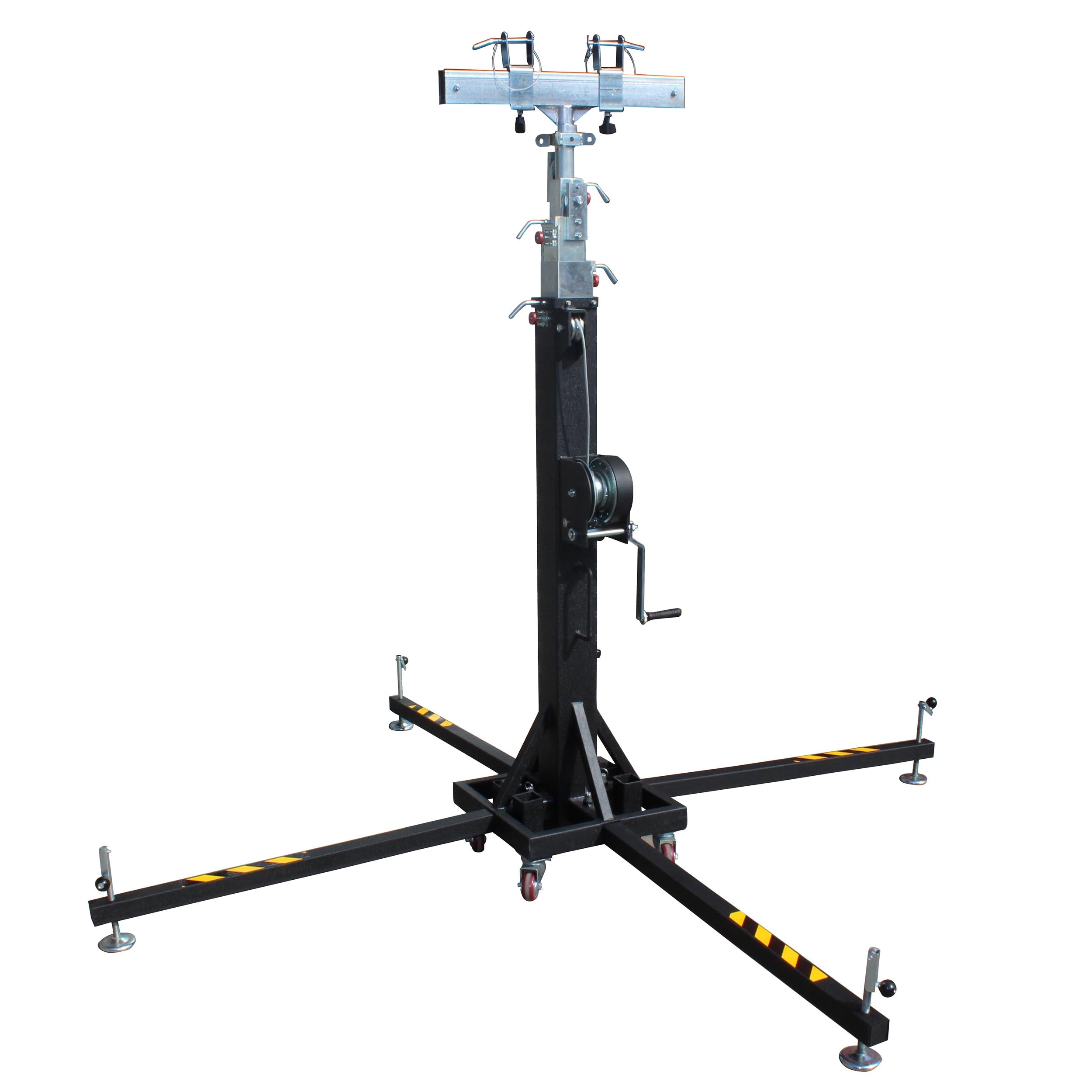 ProX XT-CRANK22FT-400 Heavy Duty 22 Ft. High Truss Crank Lighting Stand 400 Lbs. Capacity Includes T-Adapter Truss Mount
