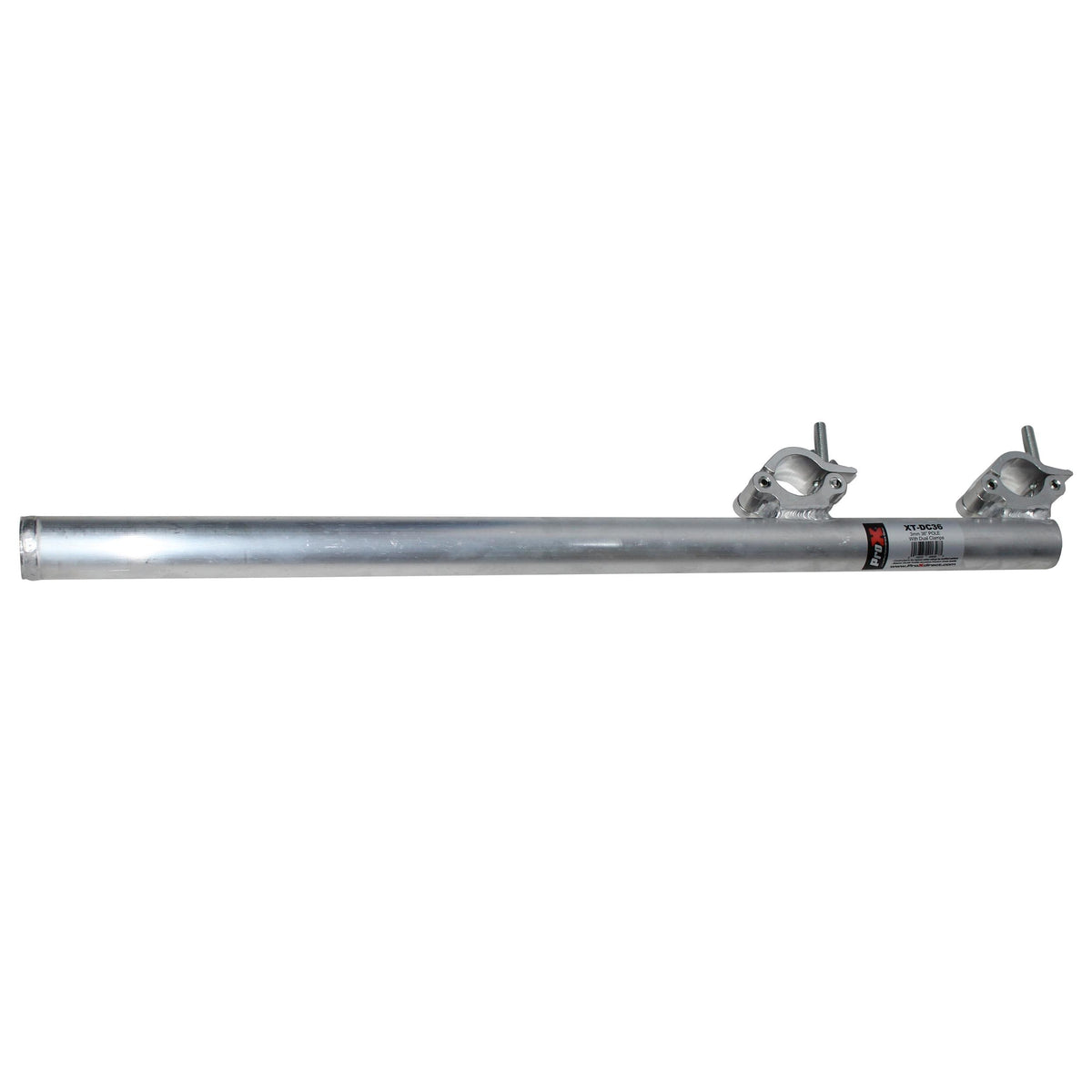 ProX 36 Inch Mounting 2" Pole arm F32 F34 with Dual O Clamps 150 Lbs Load for Lighting and moving heads.