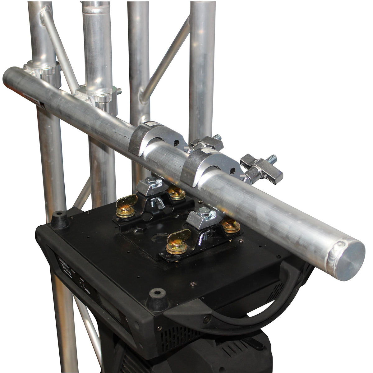 ProX 36 Inch Mounting 2" Pole arm F32 F34 with Dual O Clamps 150 Lbs Load for Lighting and moving heads.