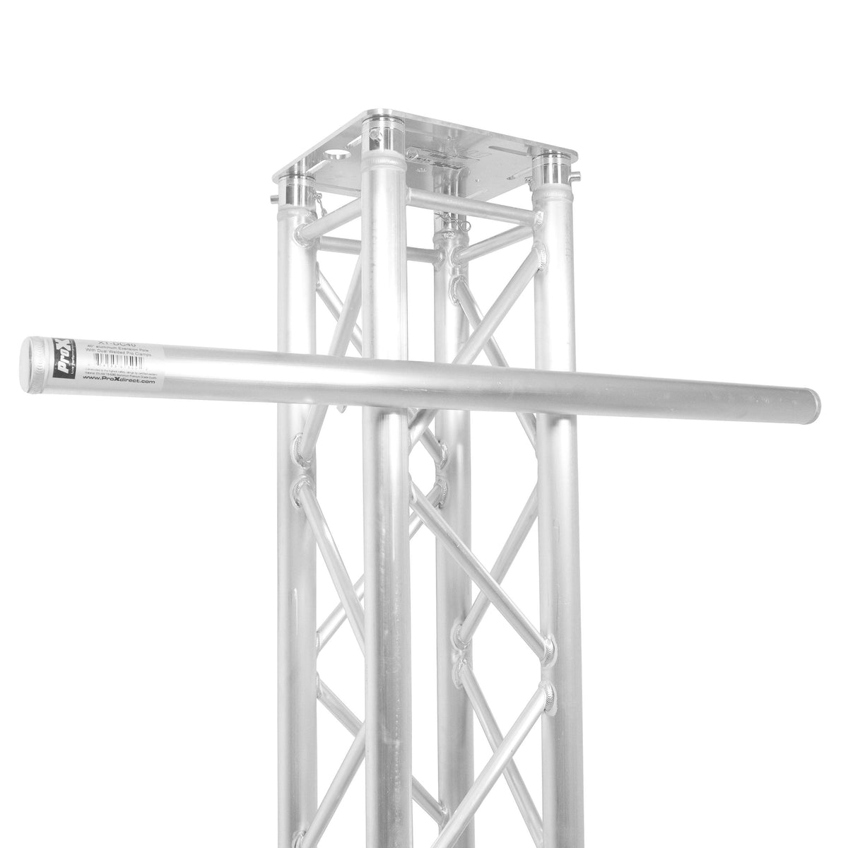 ProX 40 inch Truss Mounting Pole Extension Pole for Mounting Stage Lighting and more.