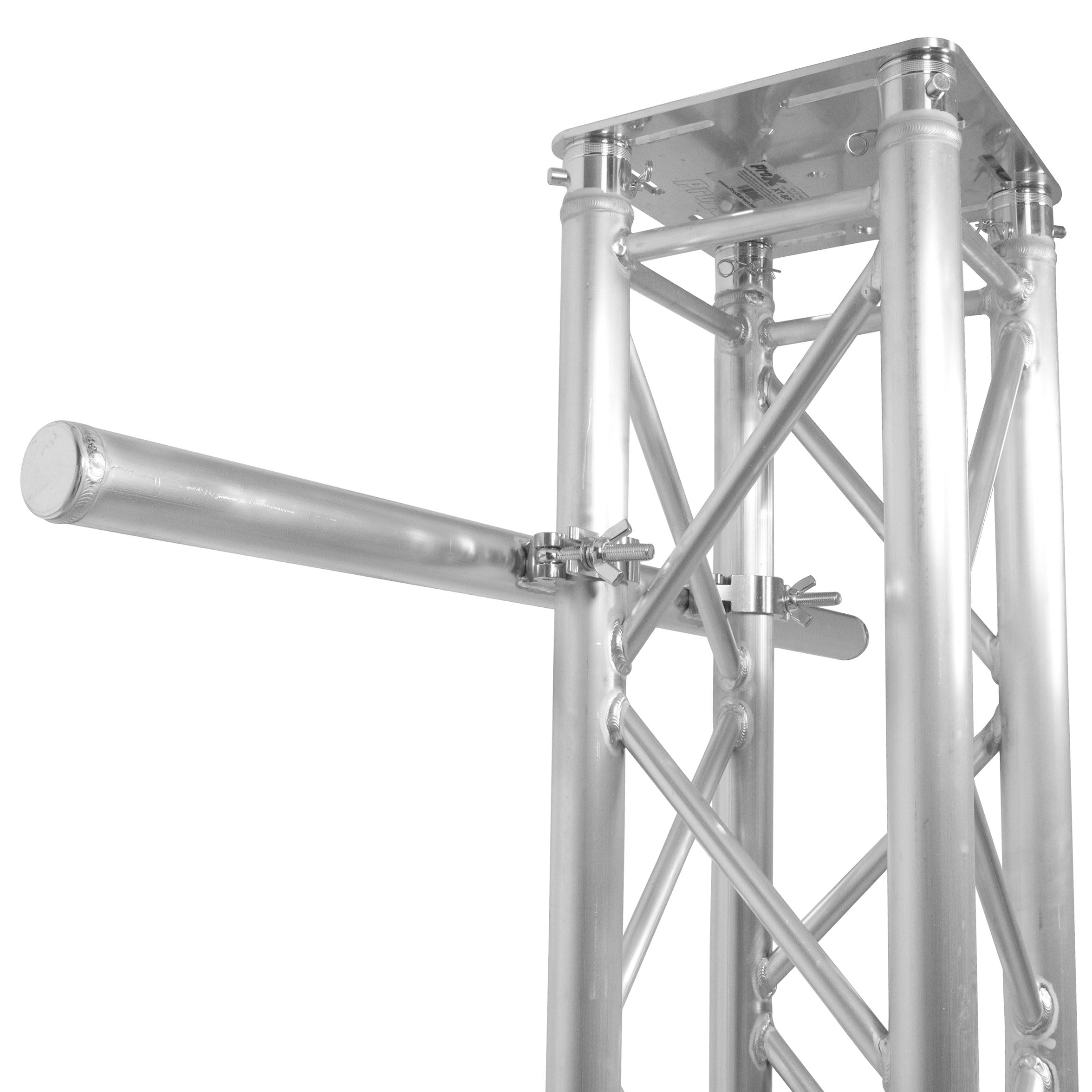 ProX 40 inch Truss Mounting Pole Extension Pole for Mounting Stage Lighting and more.