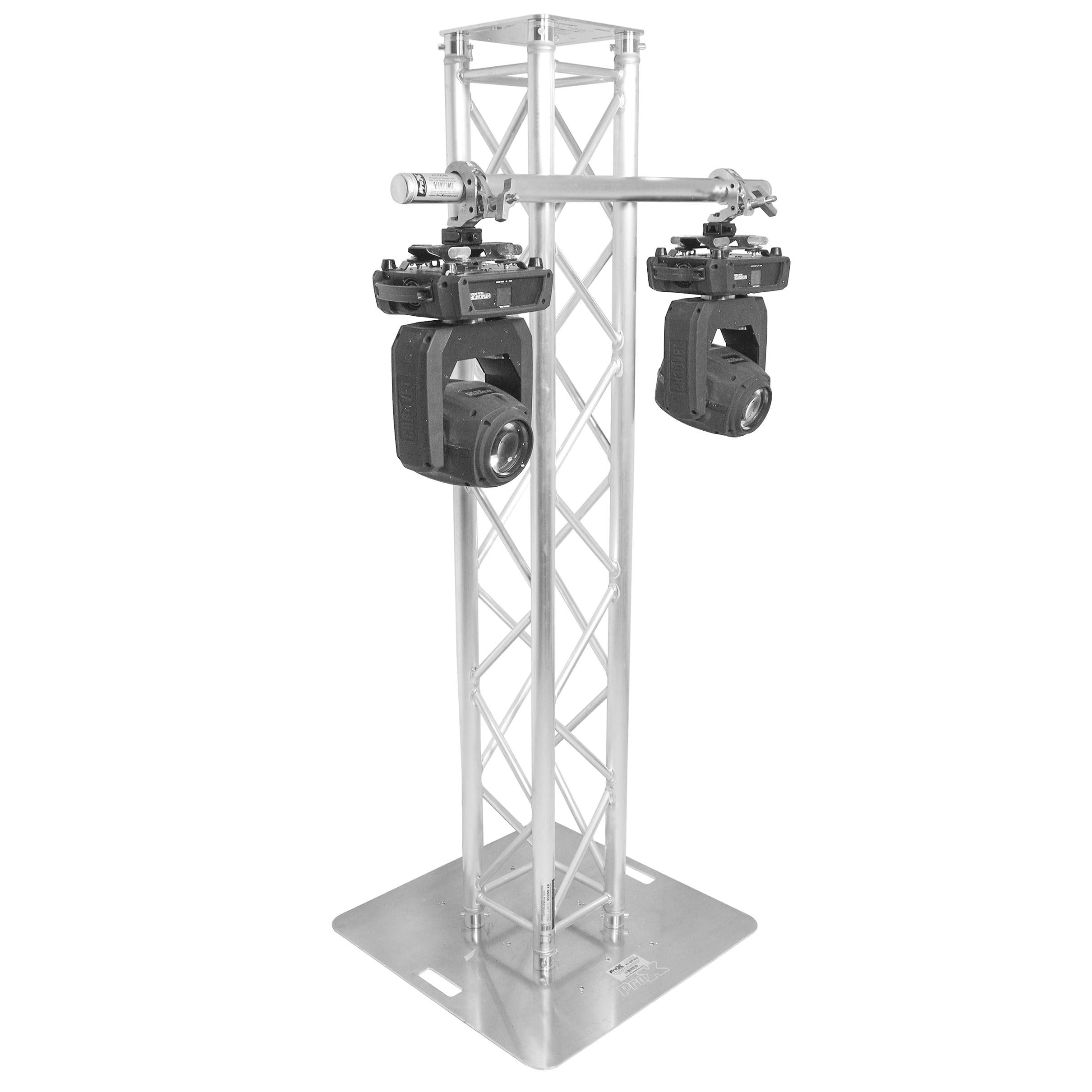 ProX 40 inch Truss Mounting Pole Extension Pole for Mounting Stage Lighting and more.