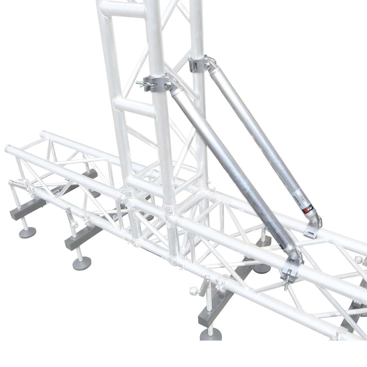 ProX 32 Inch (81.28cm) Single Truss Tube W-Clamp and Hinge on Each End | 2 Inch | 2mm Wall.
