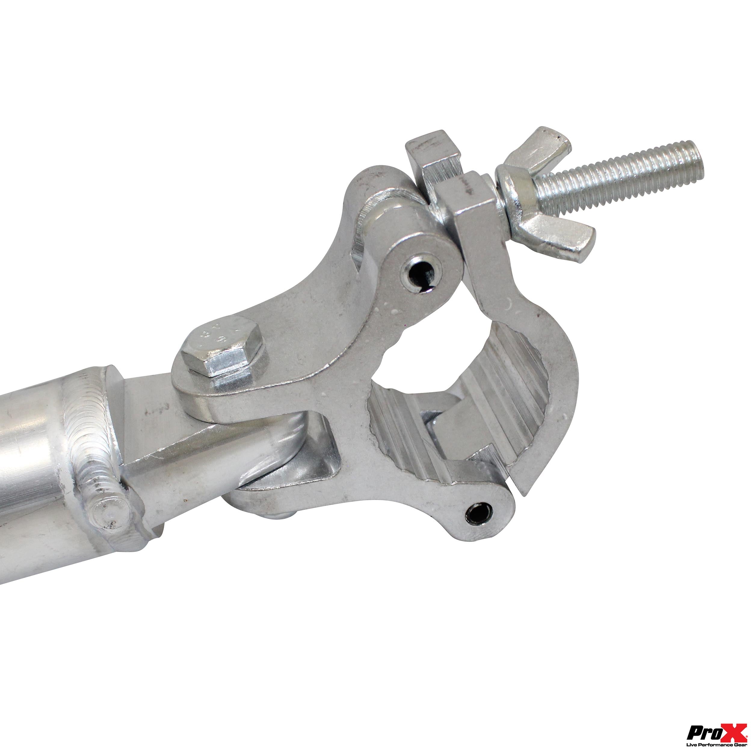 ProX 32 Inch (81.28cm) Single Truss Tube W-Clamp and Hinge on Each End | 2 Inch | 2mm Wall