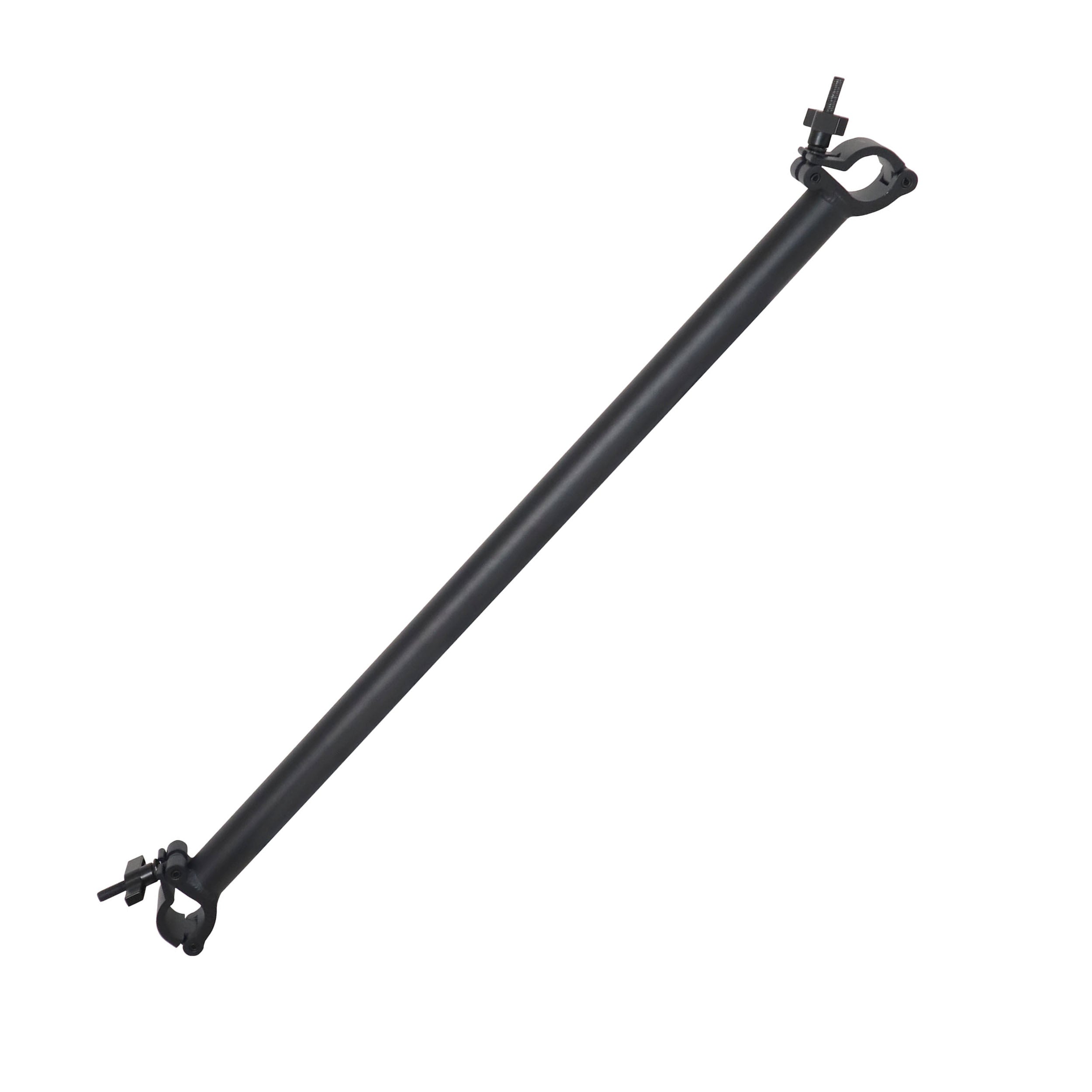 ProX 39Inch 1-Meter Black Dual-Clamp Cross Support Pole for LED Ground Support Systems.
