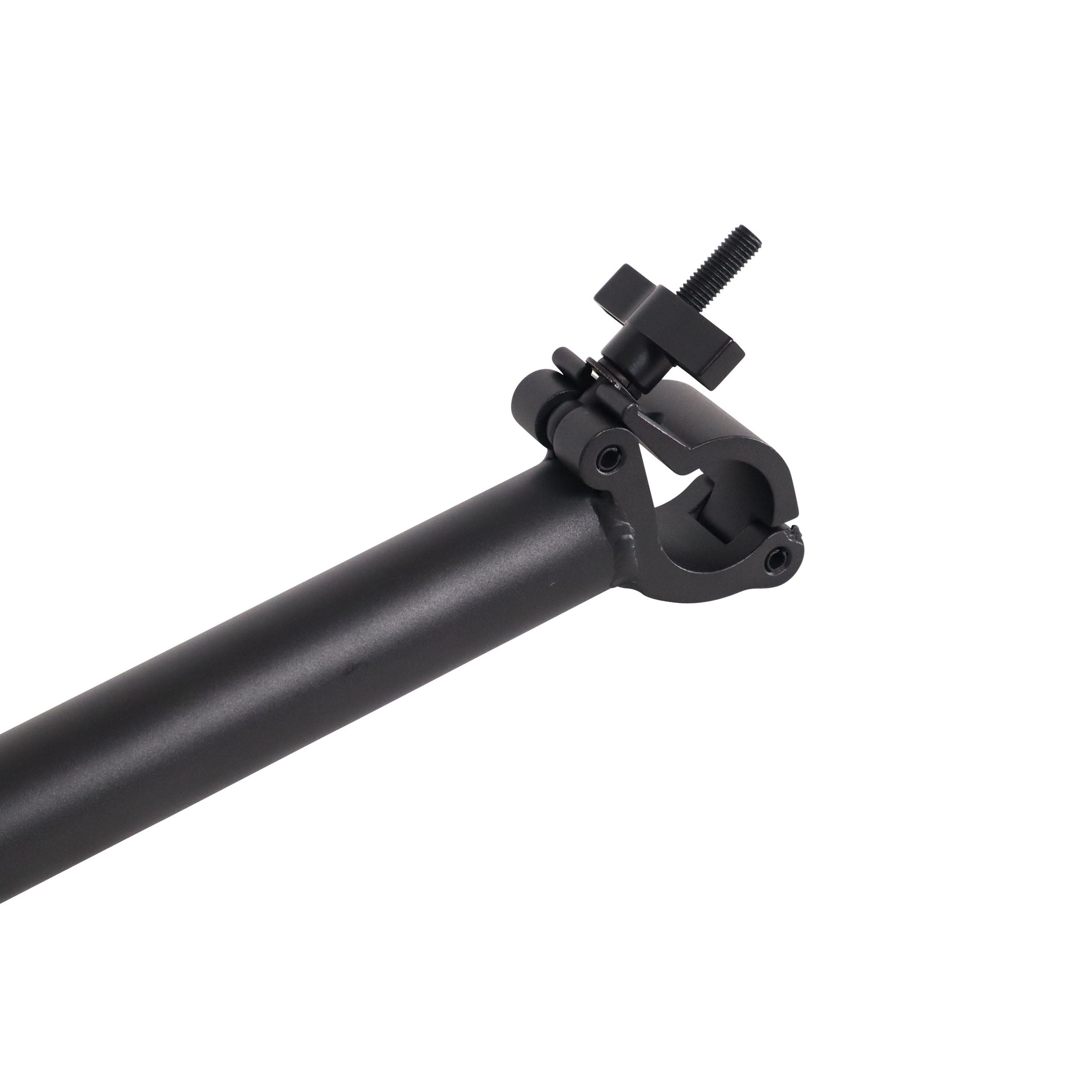 ProX 39Inch 1-Meter Black Dual-Clamp Cross Support Pole for LED Ground Support Systems
