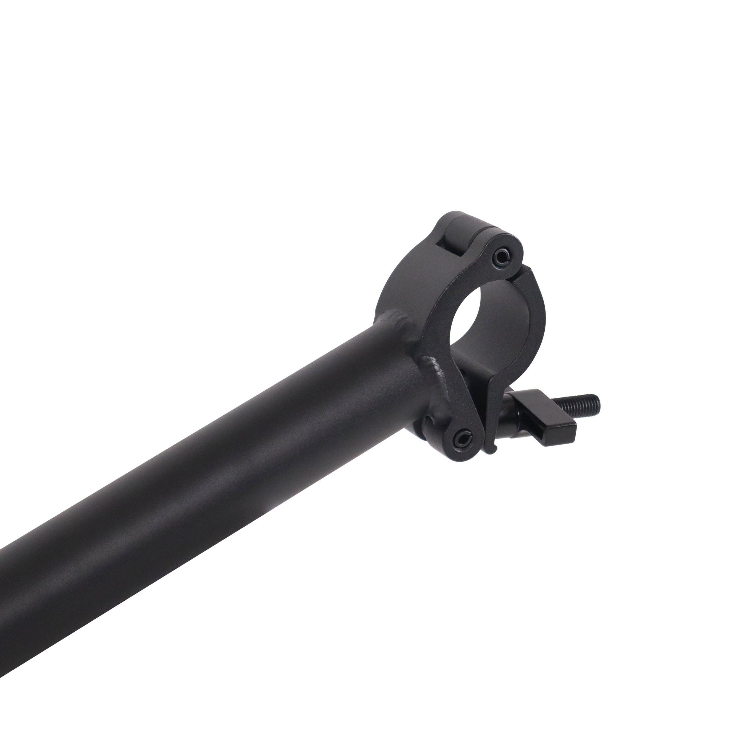 ProX 39Inch 1-Meter Black Dual-Clamp Cross Support Pole for LED Ground Support Systems