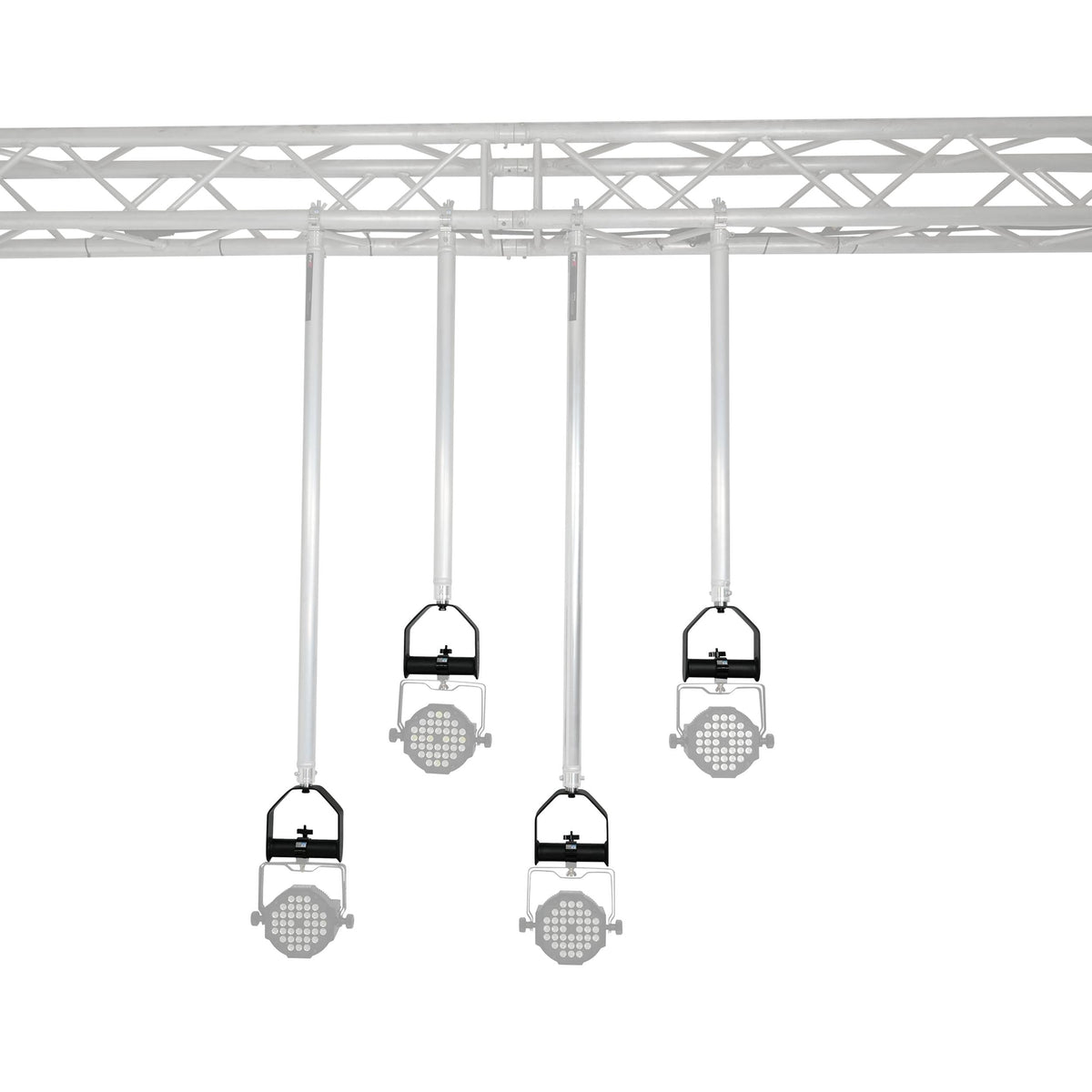 ProX Modular Stirrup Lighting Mount Bracket for F31 1-Point Truss Tube 2" OD Tube 110 lbsSWL.