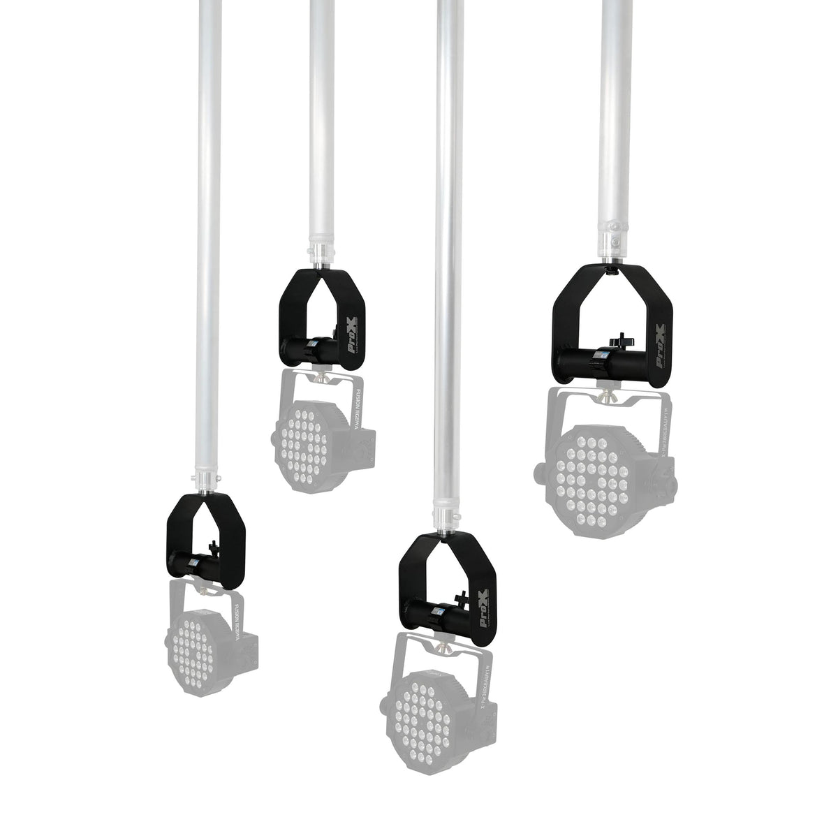 ProX Modular Stirrup Lighting Mount Bracket for F31 1-Point Truss Tube 2" OD Tube 110 lbsSWL.