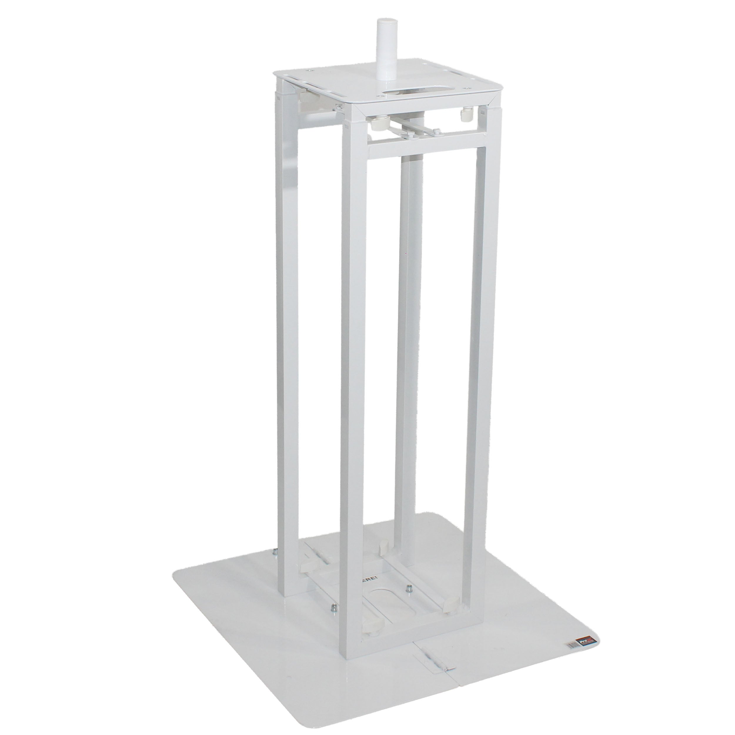 ProX Flex Totem TV - 3ft to 6ft Height Adjustable Totem Stand Incl. TV Mount, Foldable Base Plate and Speaker Stud