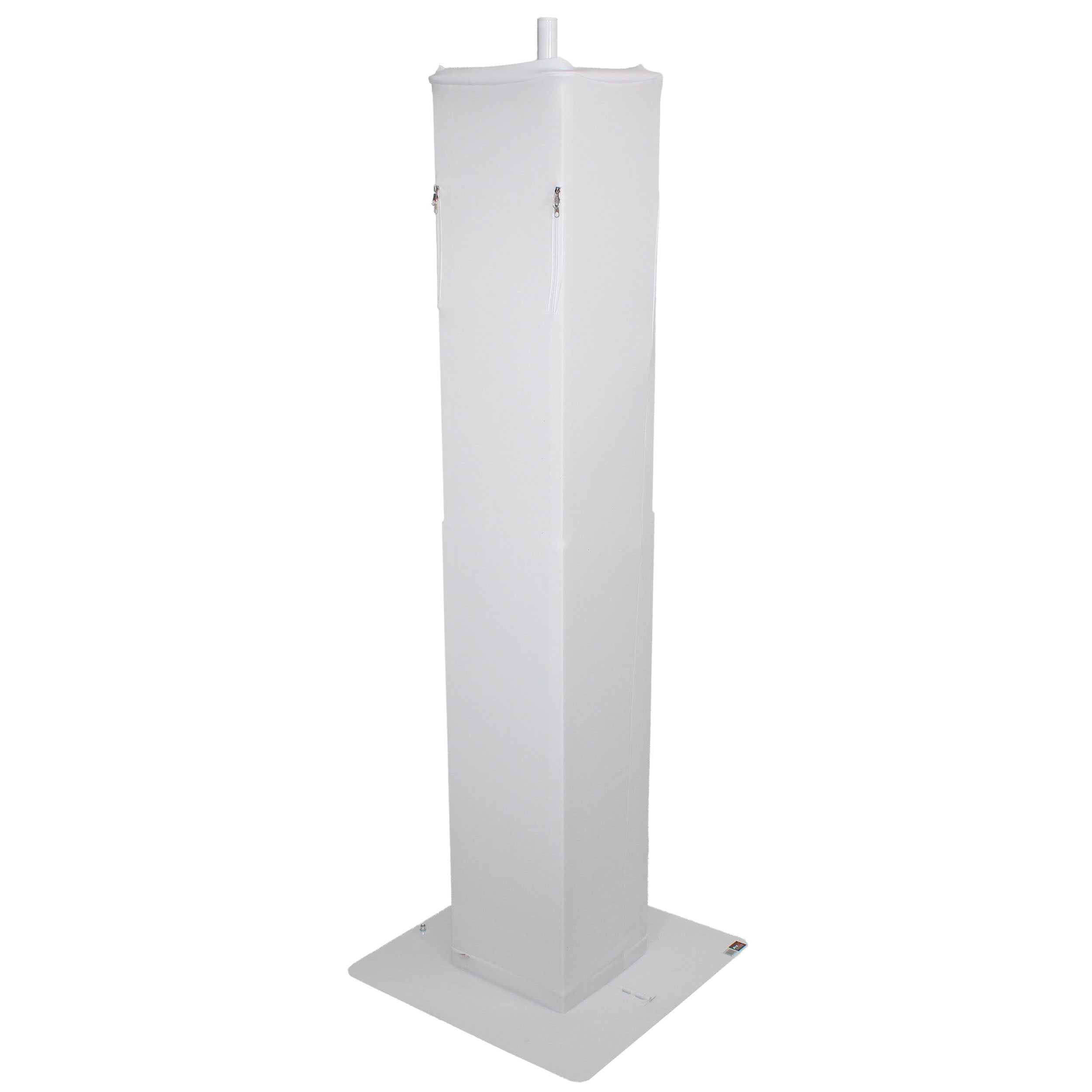 ProX Flex Totem TV - 3ft to 6ft Height Adjustable Totem Stand Incl. TV Mount, Foldable Base Plate and Speaker Stud