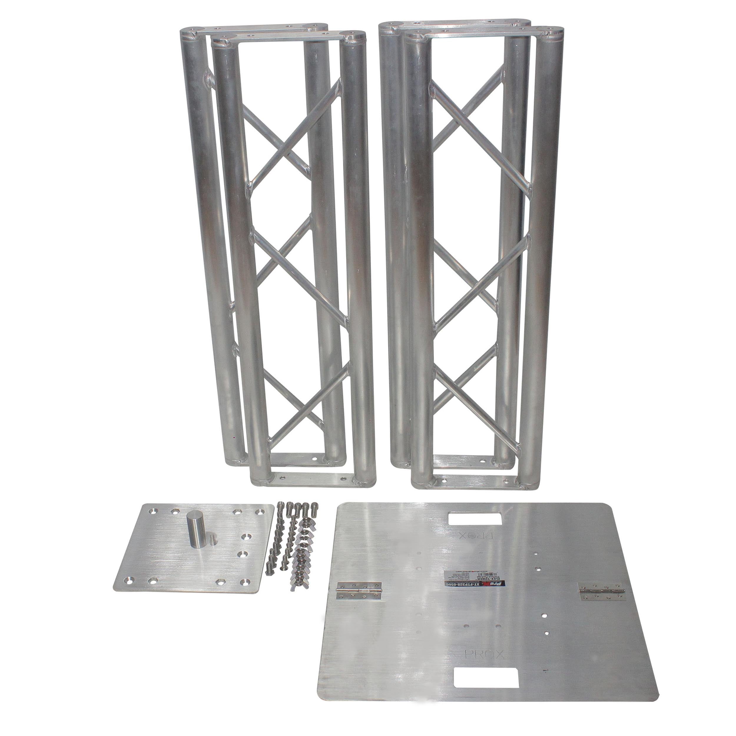 ProX Flex Tower Totem Package - Adjustable 6.56ft or 3.28ft With Soft Carrying Bag