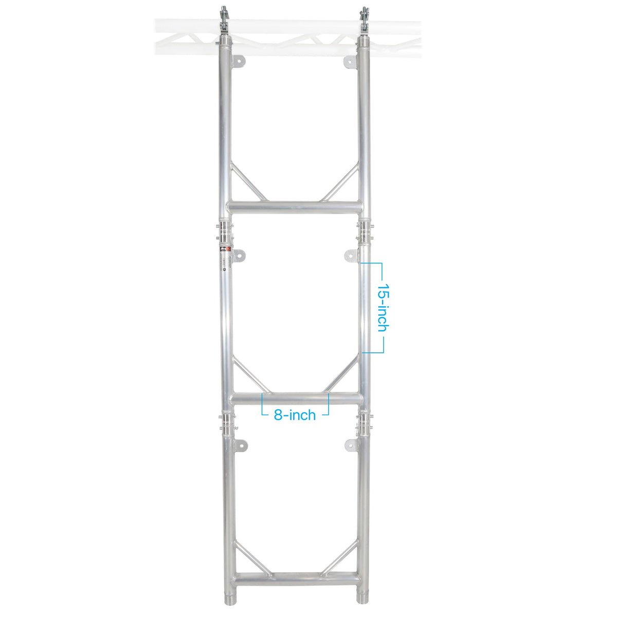 ProX Truss Modular 2X Rapid U Grid Dual Package for Lighting - Moving Heads W-Rolling Aluminum Baseplate.