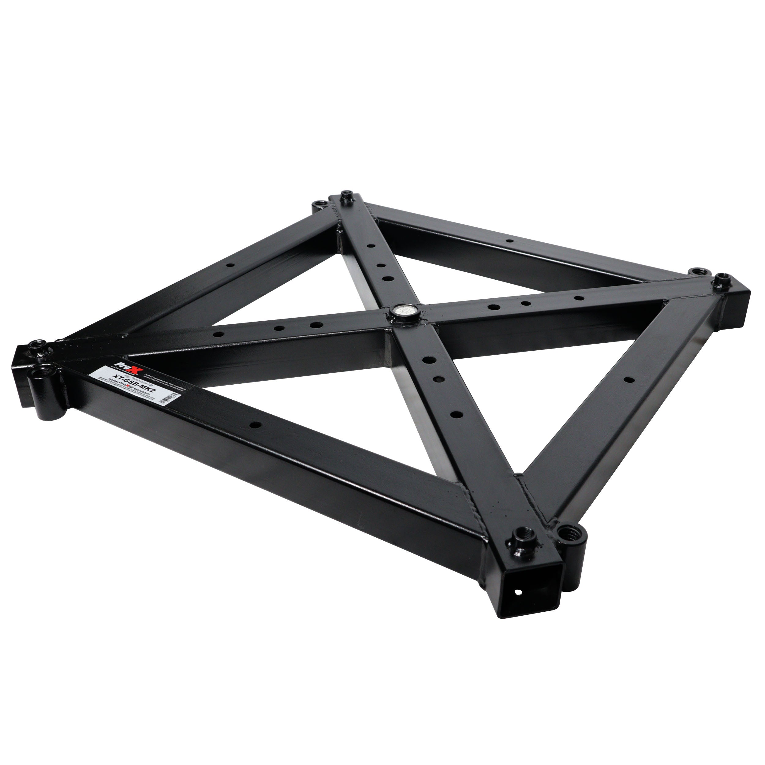 ProX Universal Vertical Tower Truss Ground Support Base on Wheels with Leveling Jacks for F34, F44 and 12" Bolt truss