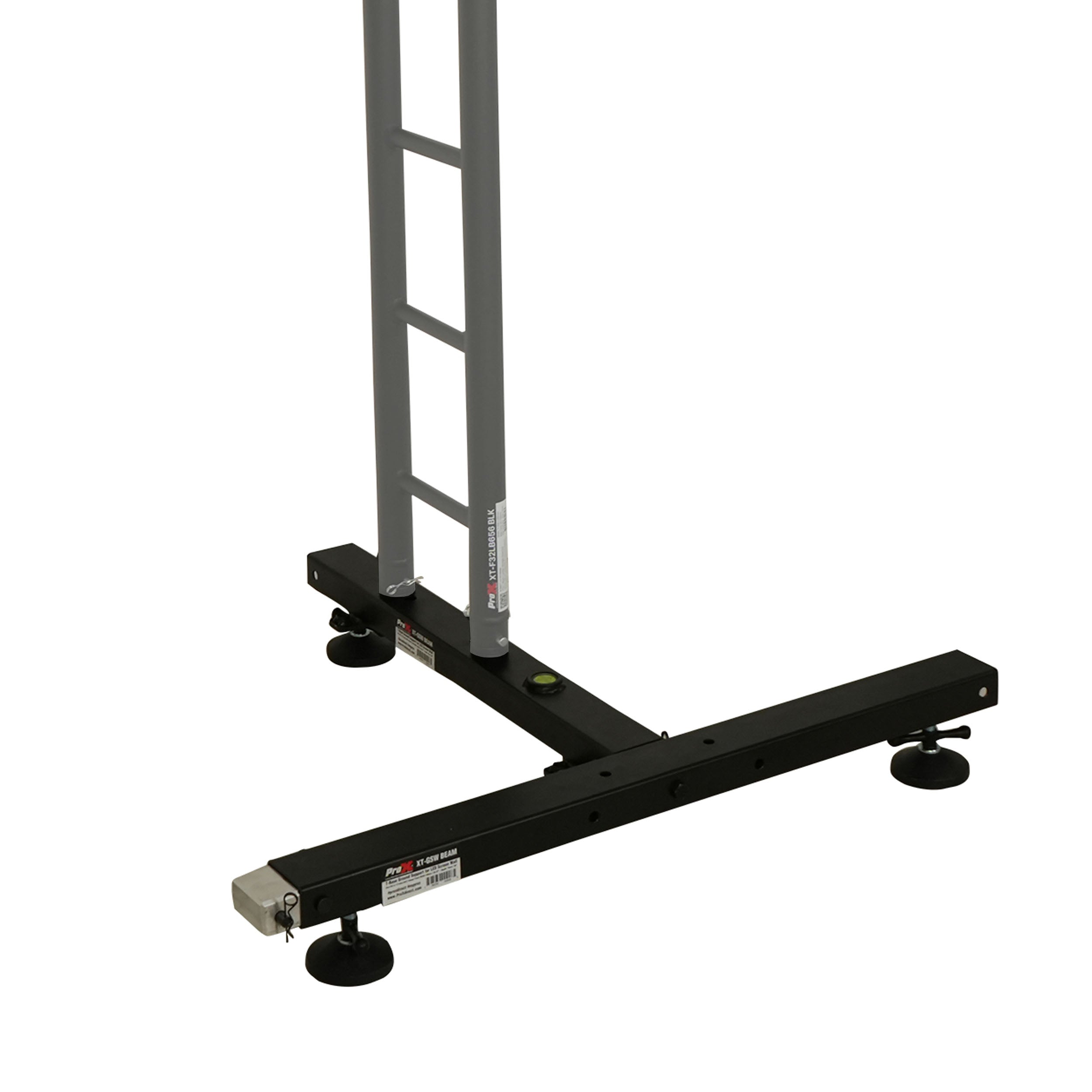 ProX Ground Support Stabilizing 1M / 3.28ft T-Base for LED Screen Wall Stacking for I-Beam F32 or12" Bolted I-Beam Truss Segments