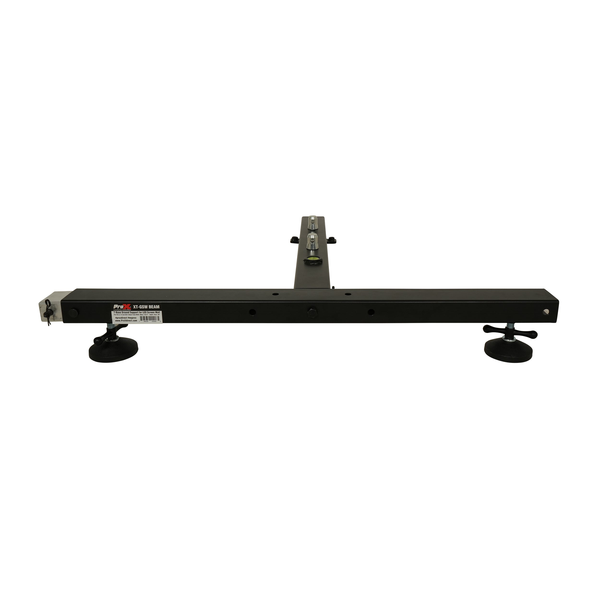 ProX Ground Support Stabilizing 1M / 3.28ft T-Base for LED Screen Wall Stacking for I-Beam F32 or12" Bolted I-Beam Truss Segments