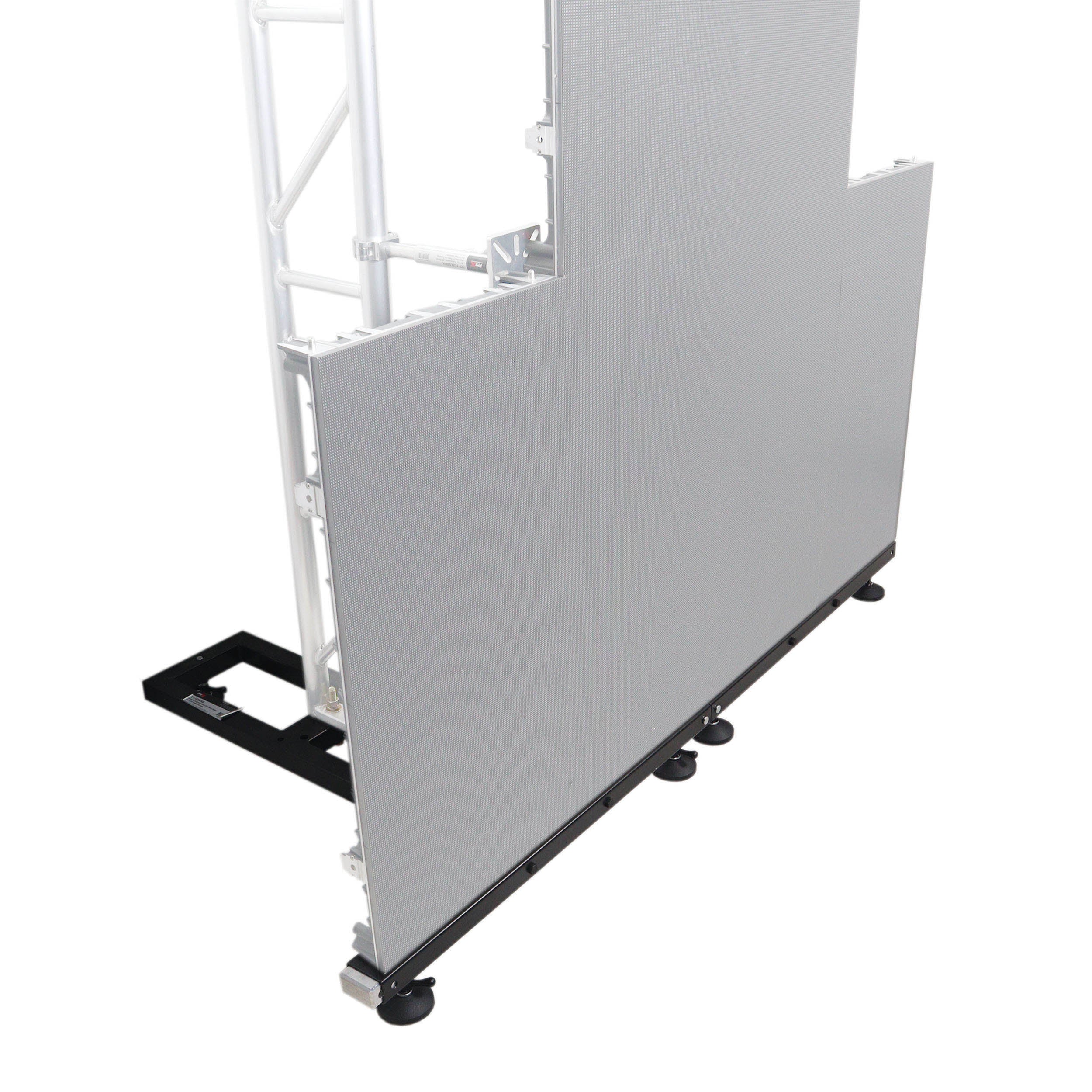 ProX Ground Support Stabilizing 1M / 3.28ft T-Base for LED Screen Wall Stacking for F32 or 12-inch Bolt Truss Segments
