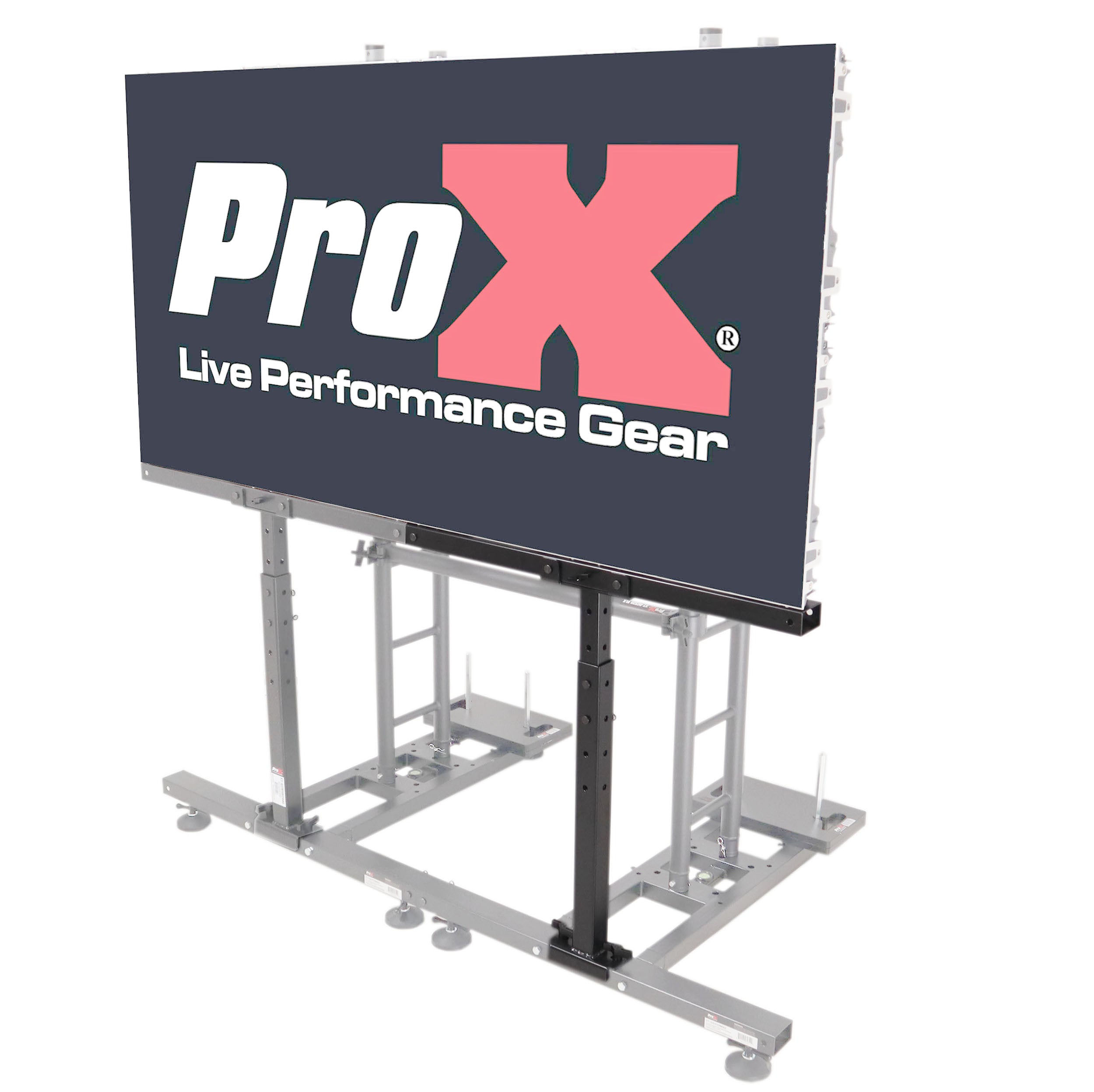 ProX LED Panel Ground Support Stand, Adjustable Height 35-54", Works with XT-GSWSB MK2 - Steel Multi-Linkable System