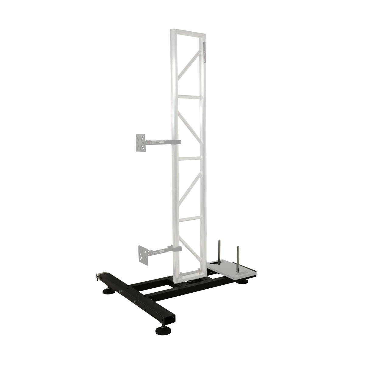 ProX Ground Support Stabilizing 1M / 3.28ft T-Base for LED Screen Wall Stacking for F32 or 12-inch Bolt Truss Segments.