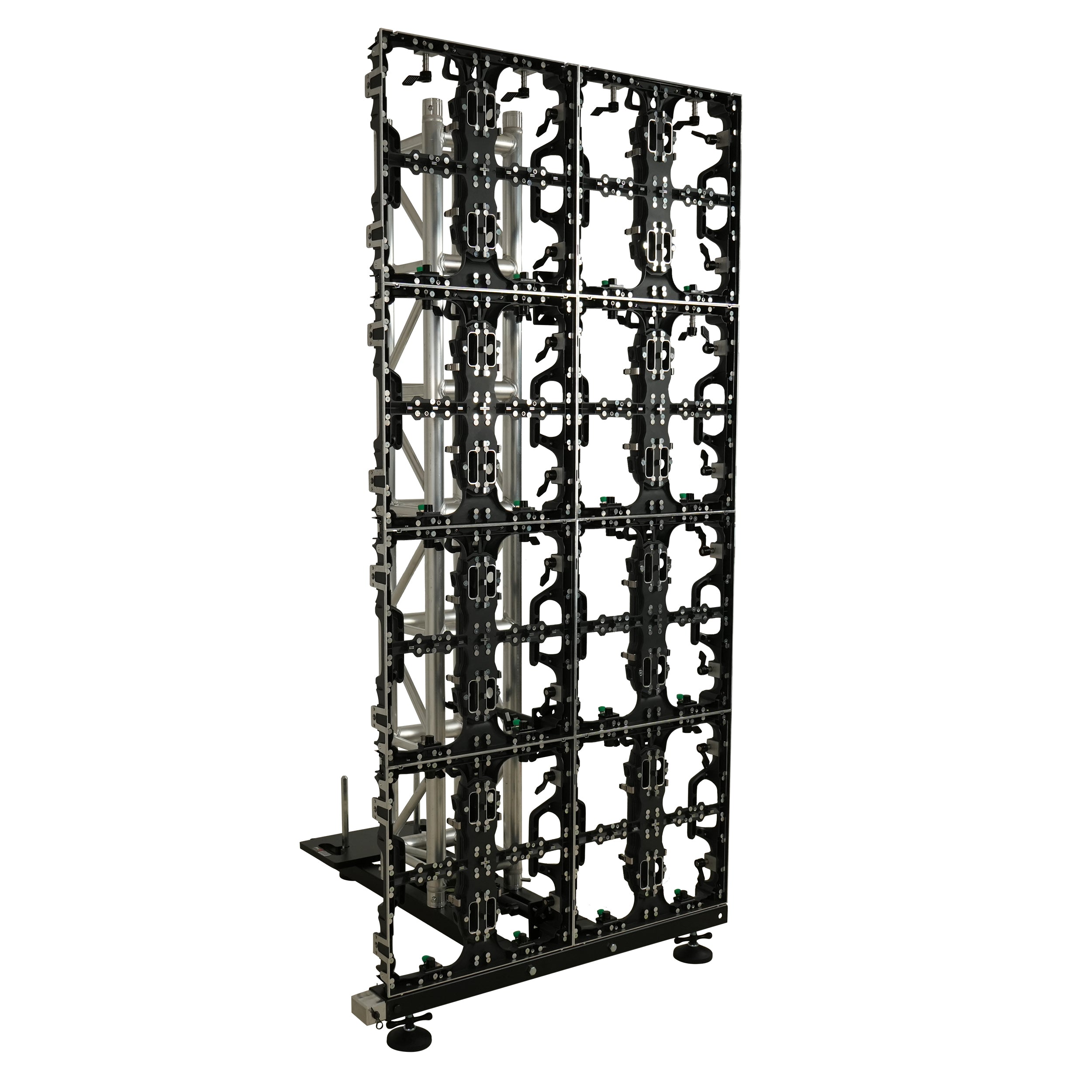 ProX Ground Support Stabilizing 1M / 3.28ft T-Base for LED Screen Wall Stacking for F32 or 12-inch Bolt Truss Segments