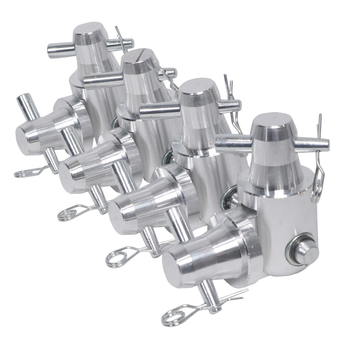 ProX Pack of 4 Conical Tube Ground Support Post towers Male to Male Hinge Joint Fits F31 F32 F34.