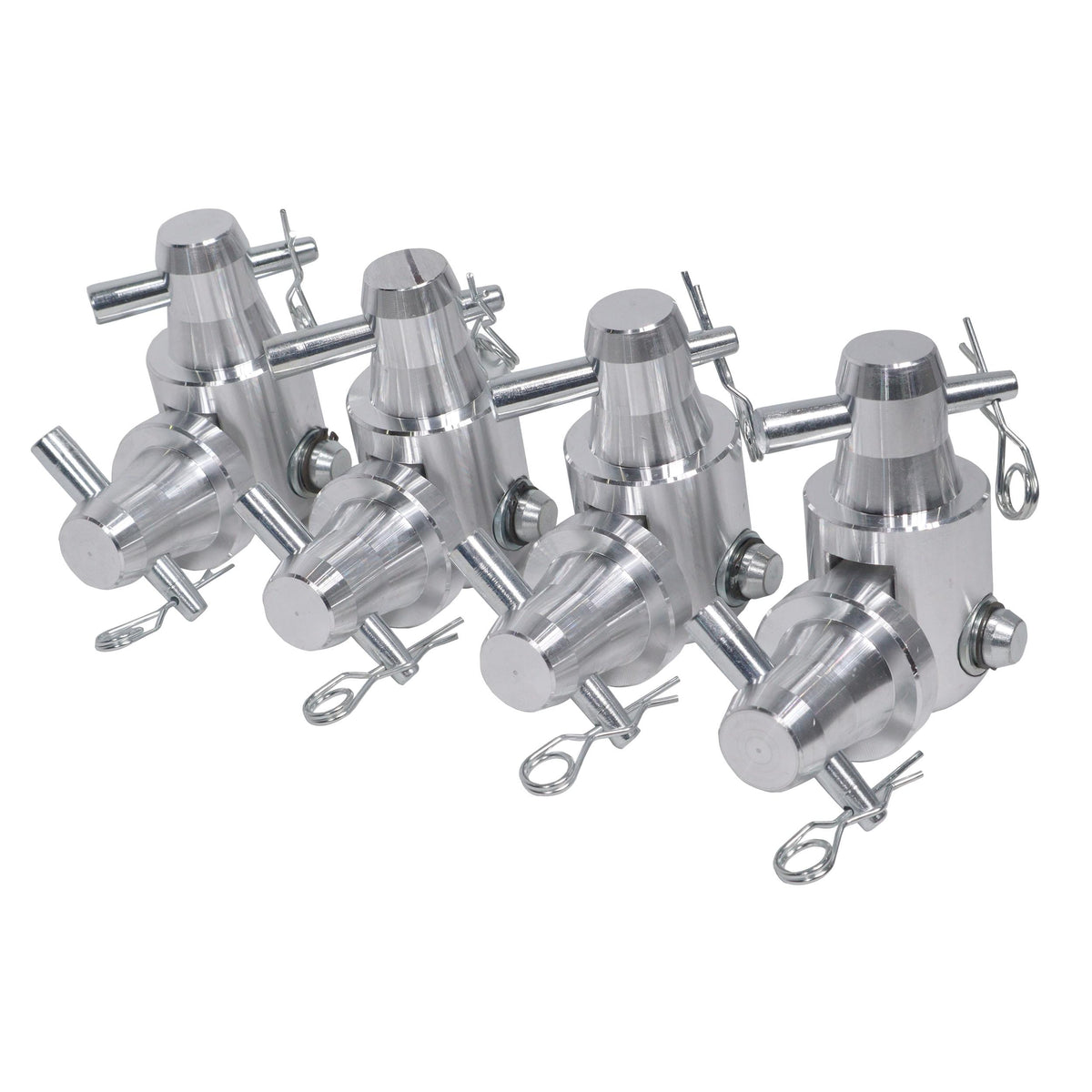 ProX Pack of 4 Conical Tube Ground Support Post towers Male to Male Hinge Joint Fits F31 F32 F34.