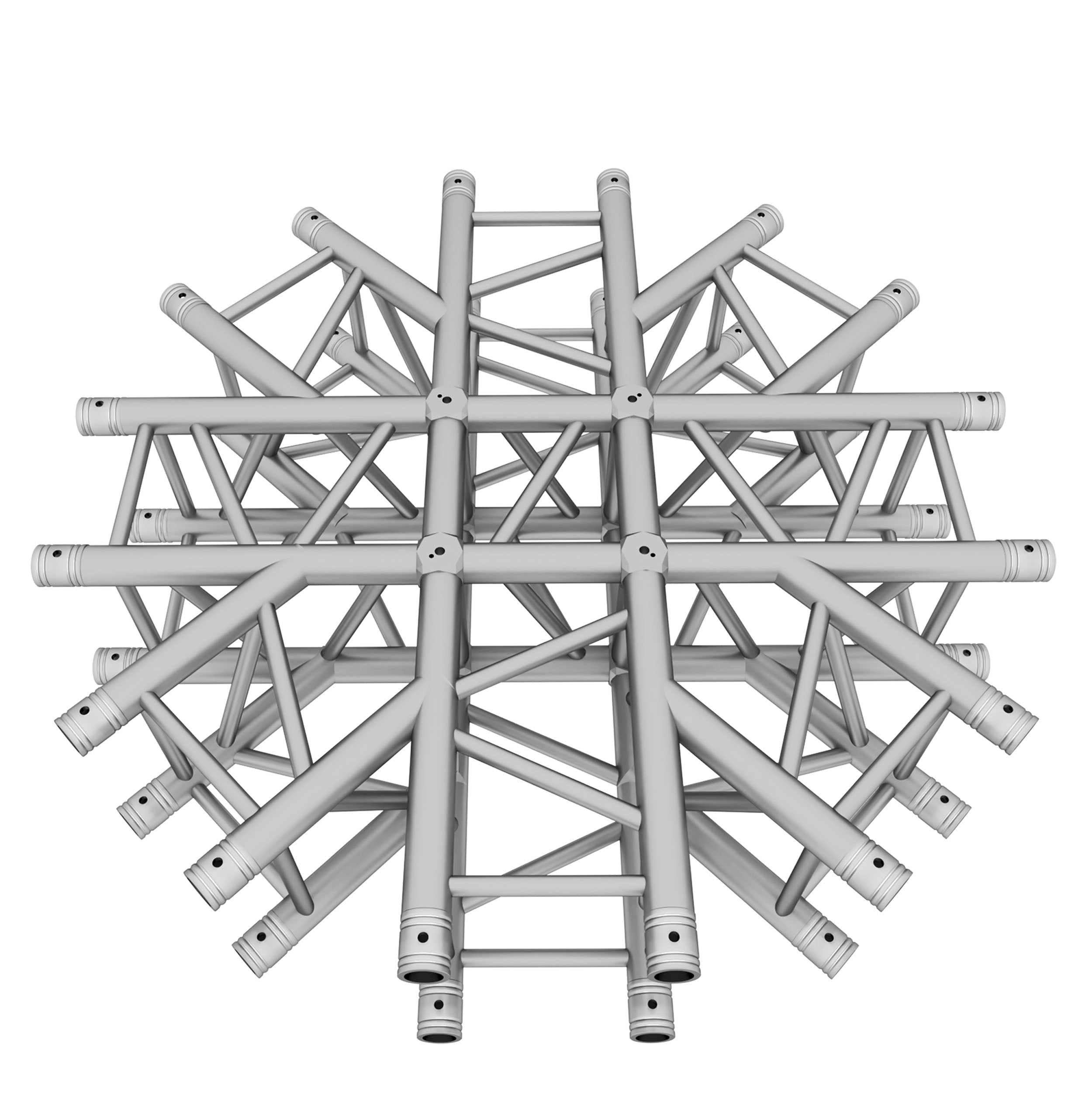 ProX 8-Way + 2-way Top Bottom Spider Lighting Junction Box - Spider Shaped Truss for F34 Conical Truss