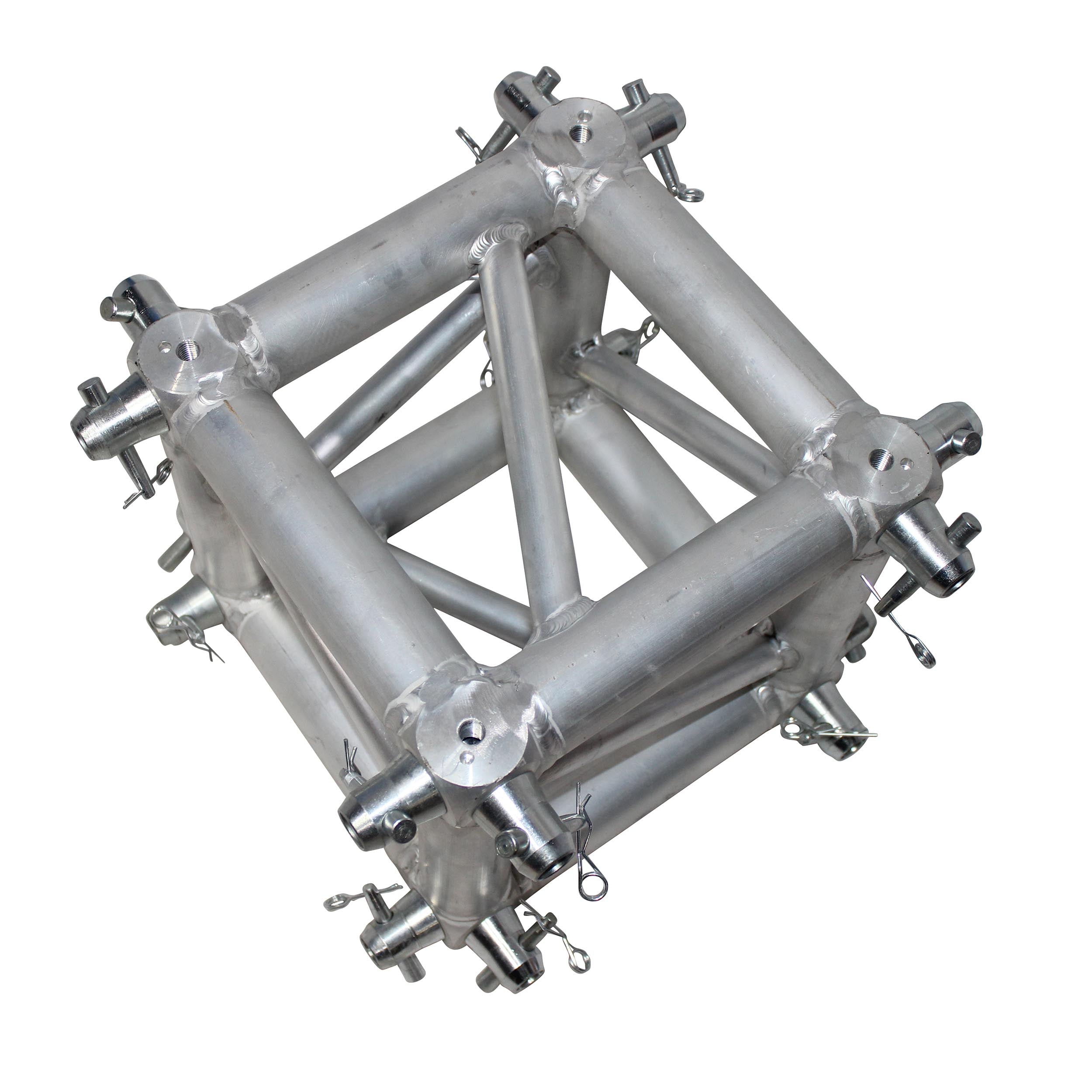 ProX 6 Way Square Truss Junction Block - Includes 4 Way 16 Half Conical Couplers
