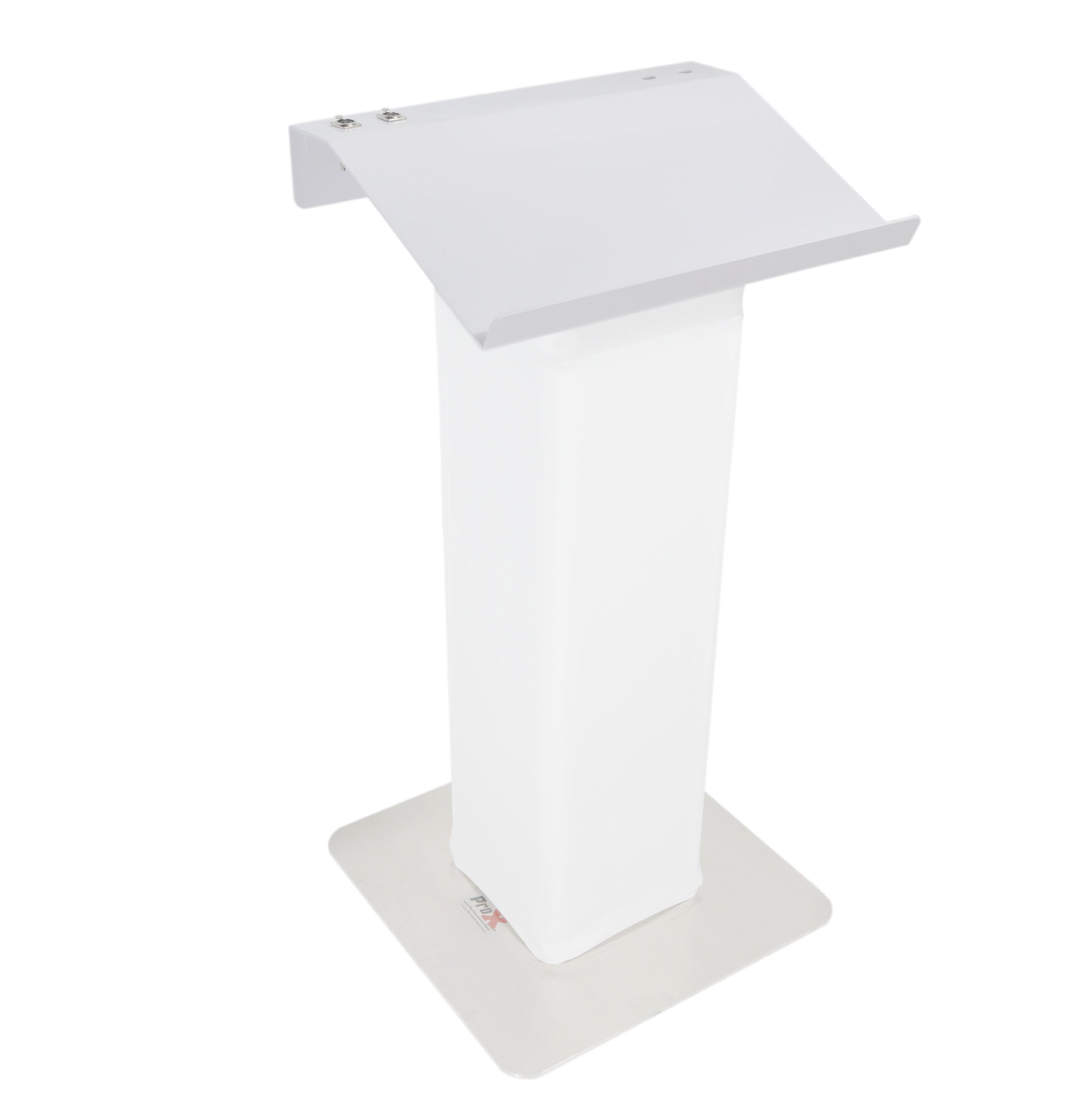 ProX Truss Lectern 24" White Finish Aluminum Fits F34 w/ 4x Punched for D-Series Connectors